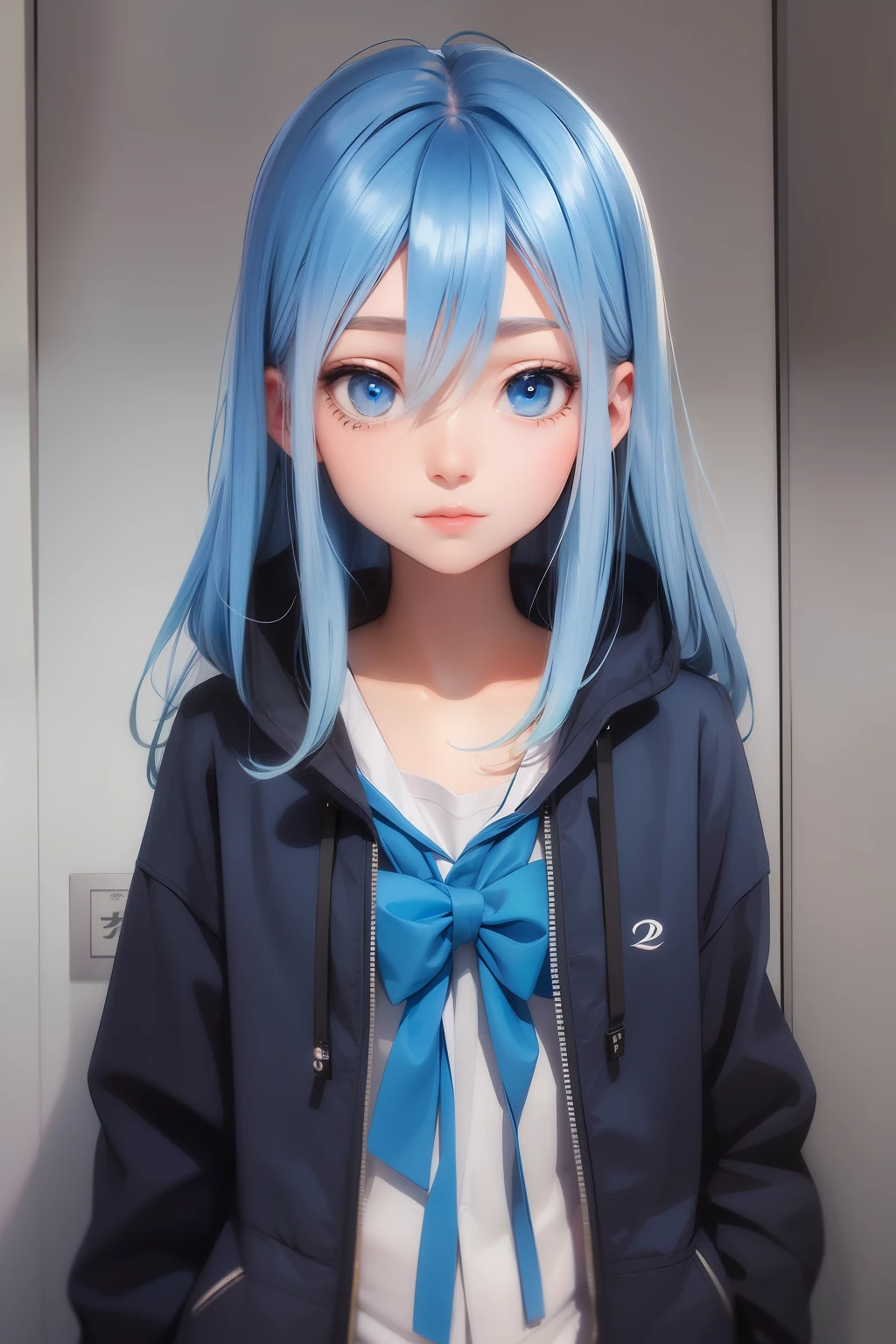 Nanase , blue hair , blue eyes , --auto --s2