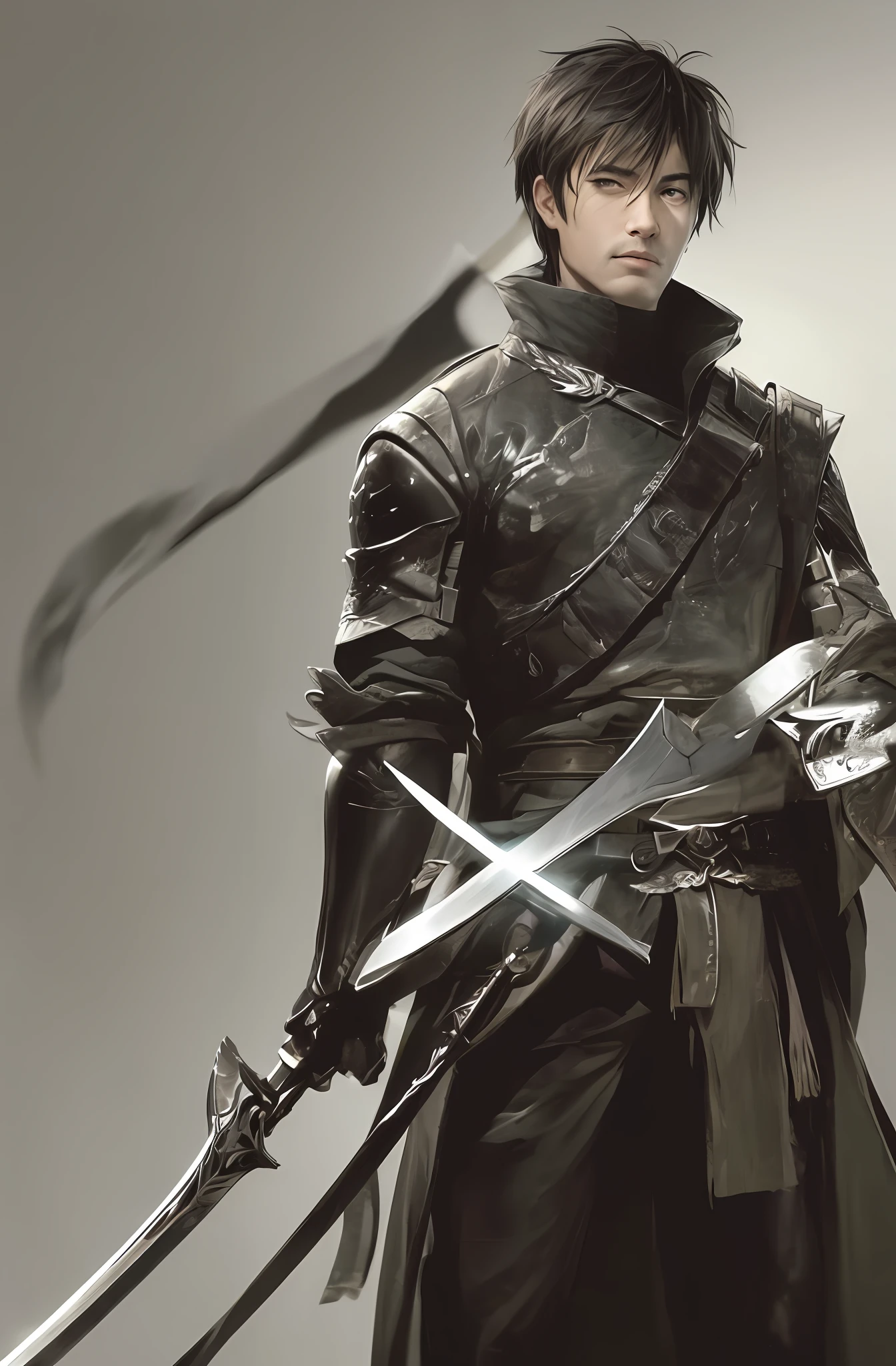 Man with a sword.