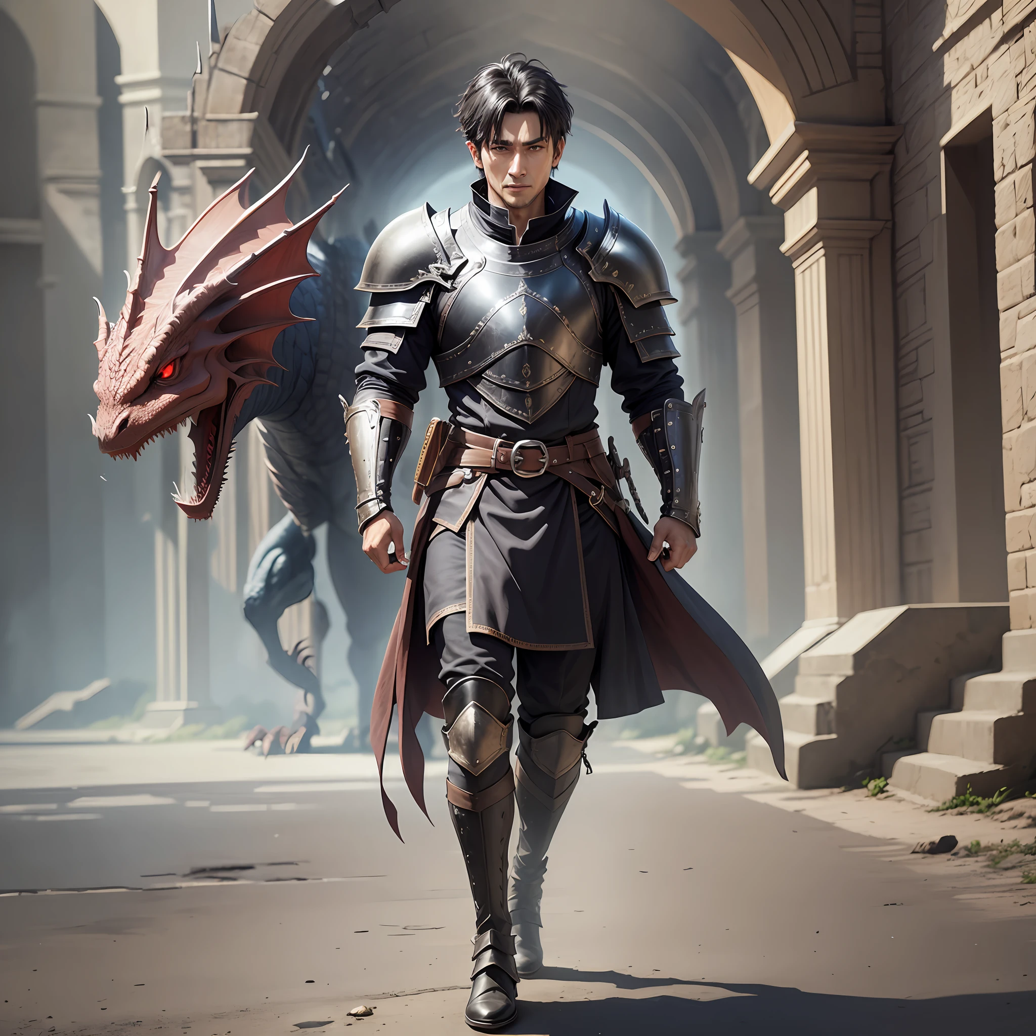 Redite the dragon and restore the image