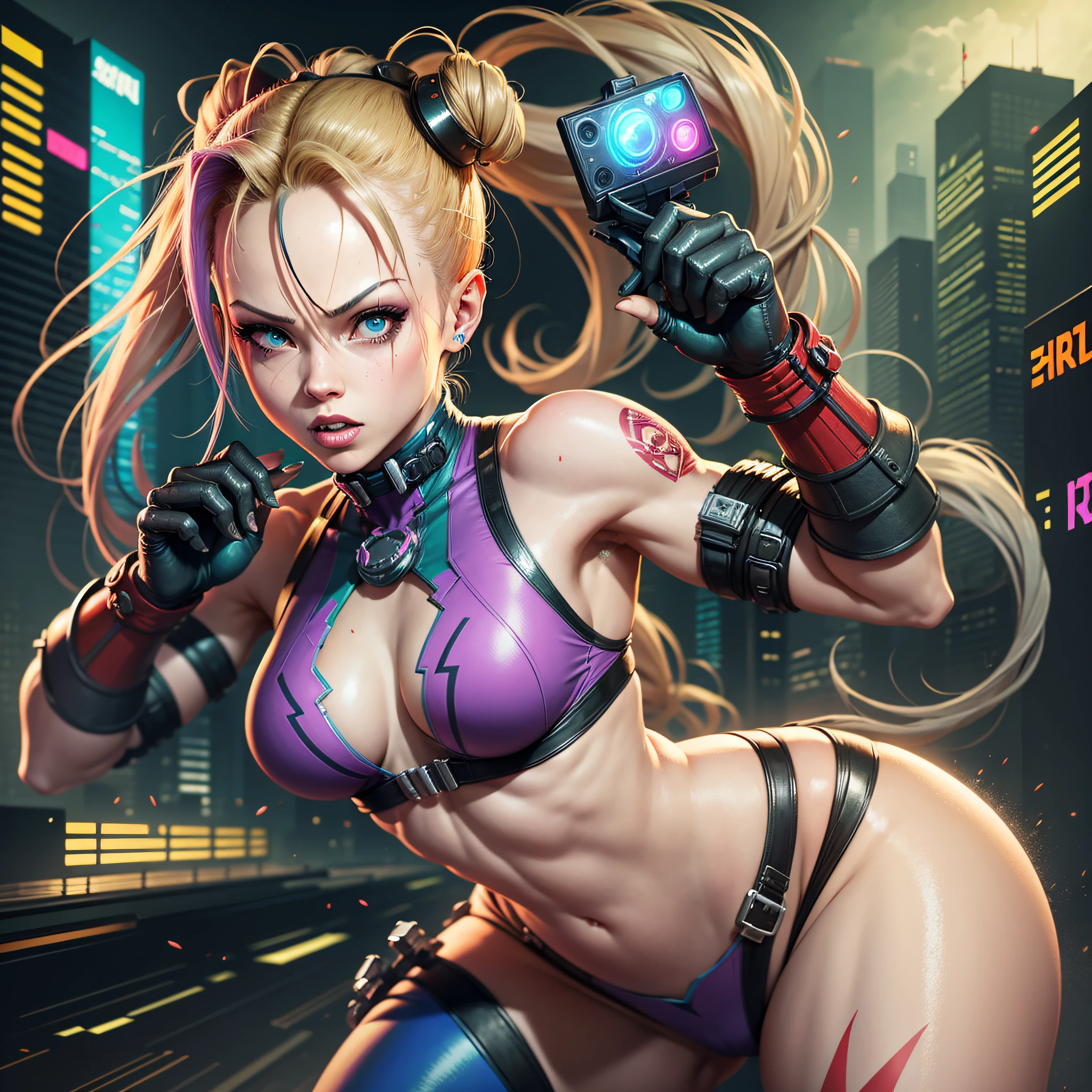 cammy street fighter estilo cyberpunk zombe --auto --s2