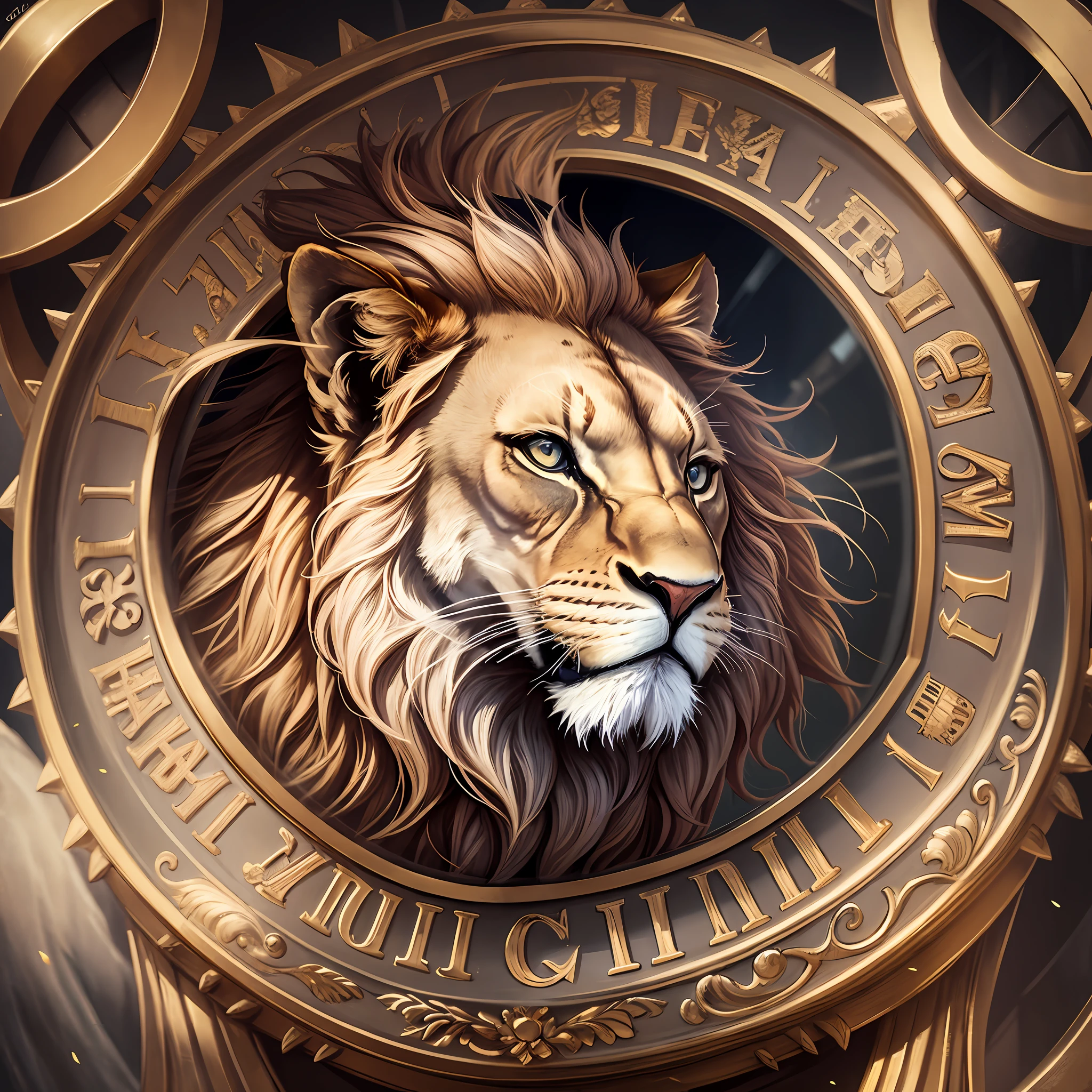 Coat of arms of lion --auto --s2