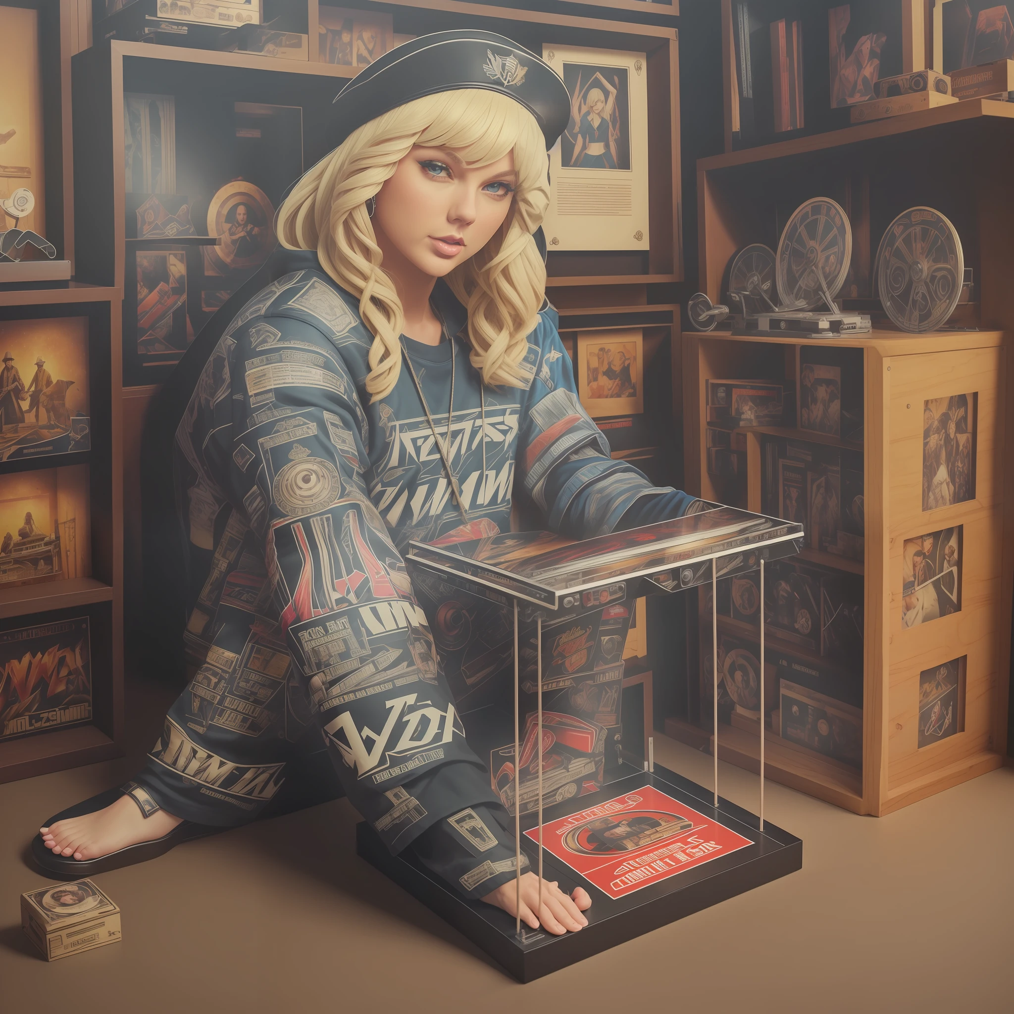 cbzbb , Taylor Swift, full body miniature playing collectibles cbzbb , Eminem full body miniature playing collectibles footrest vinyl style record another reality in excellent quality evolution 8k natural lighting with palette the image SeaArt Robot Upscaling 12:31:35 cbzbb ,POST Malone full-body miniature playing collectibles cbzbb , Eminem full-body miniature playing collectibles vinyl style disco footrest another reality in excellent quality evolution 8k natural lighting with palette the image cbzbb, Taylor Swift,full body miniature playing cbzbb collectibles, Eminem full body miniature playing collectibles footrest vinyl style disc another reality in excellent quality evolution 8k natural lighting with palette the cbzbb image, Taylor Swift, full body miniature playing collectibles cbzb --auto --s2