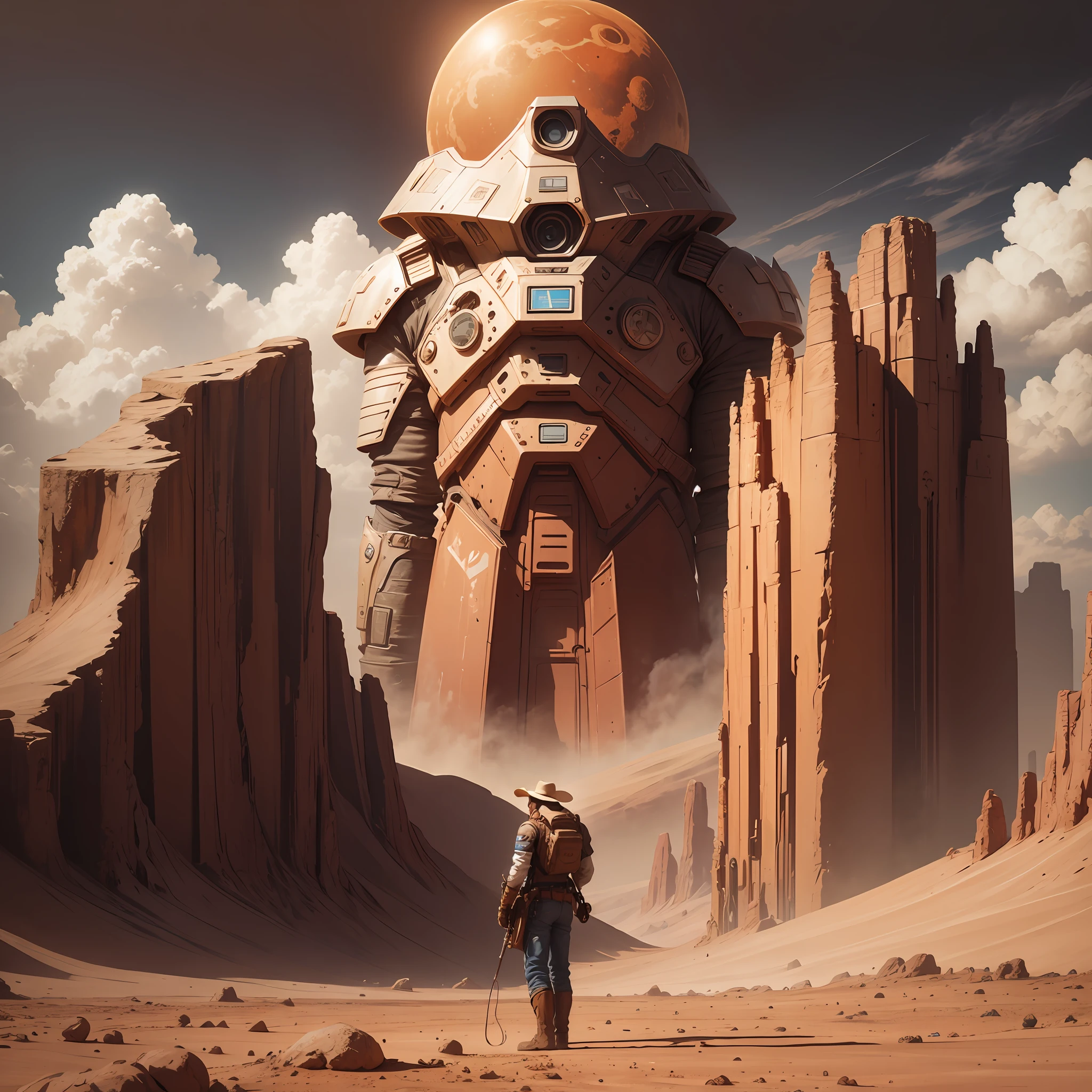 A cowboy on Mars --auto --s2