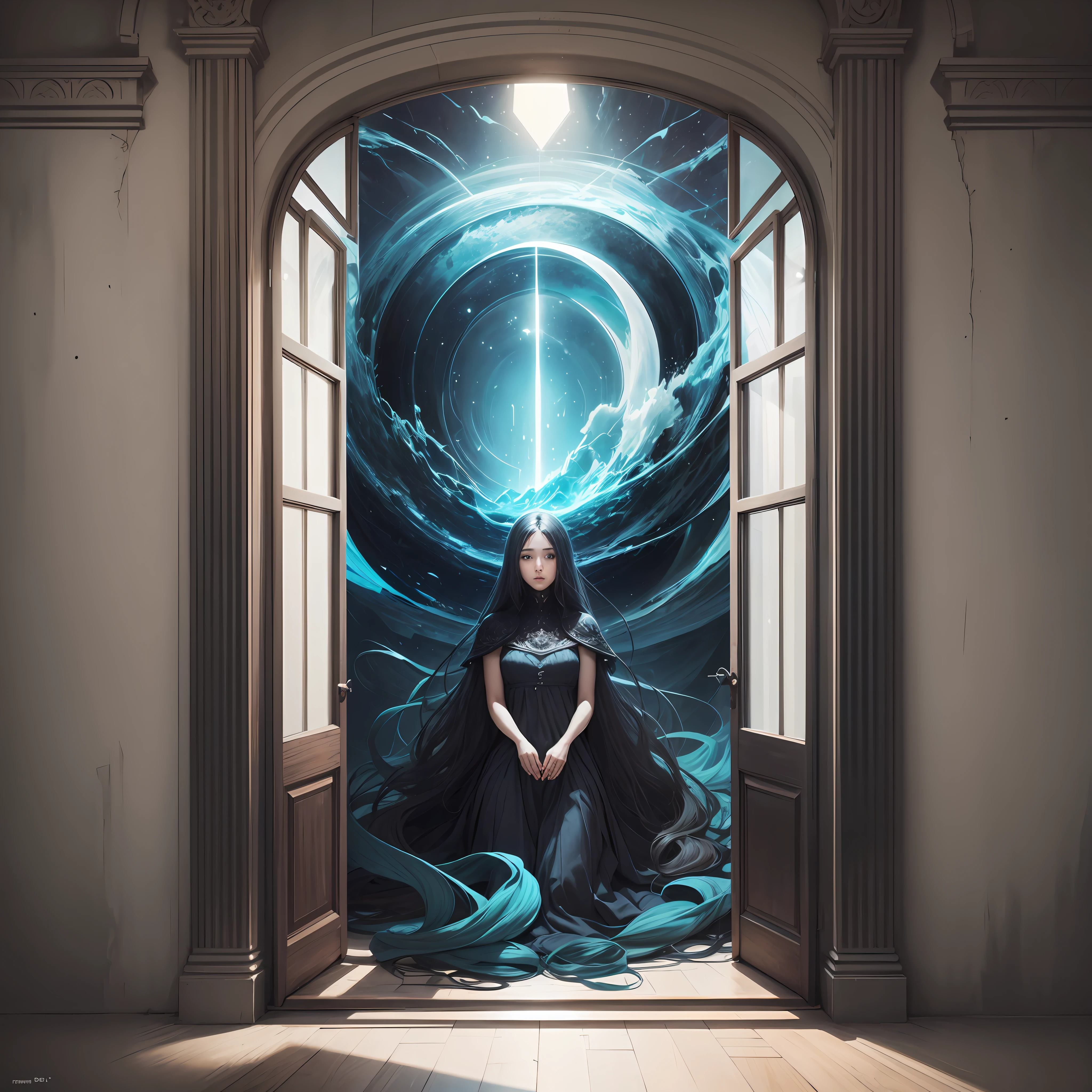 - Deep echoes, an artwork for an album cover of a song where it is very attractive and reflects the name of the song "deep echoes" --auto --s2