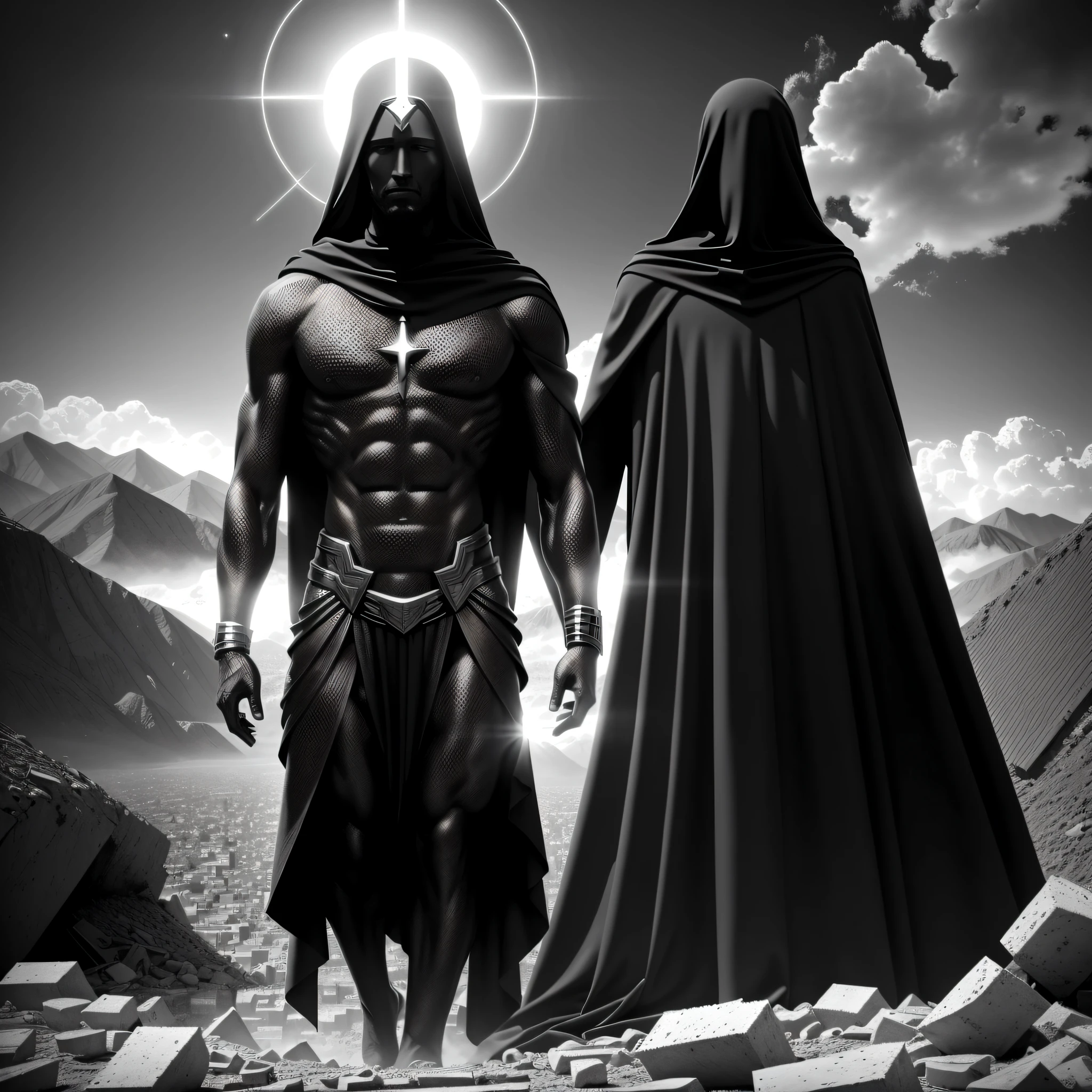modernism, 8K, the collapse of religiosity, black and white, the new god of singularity