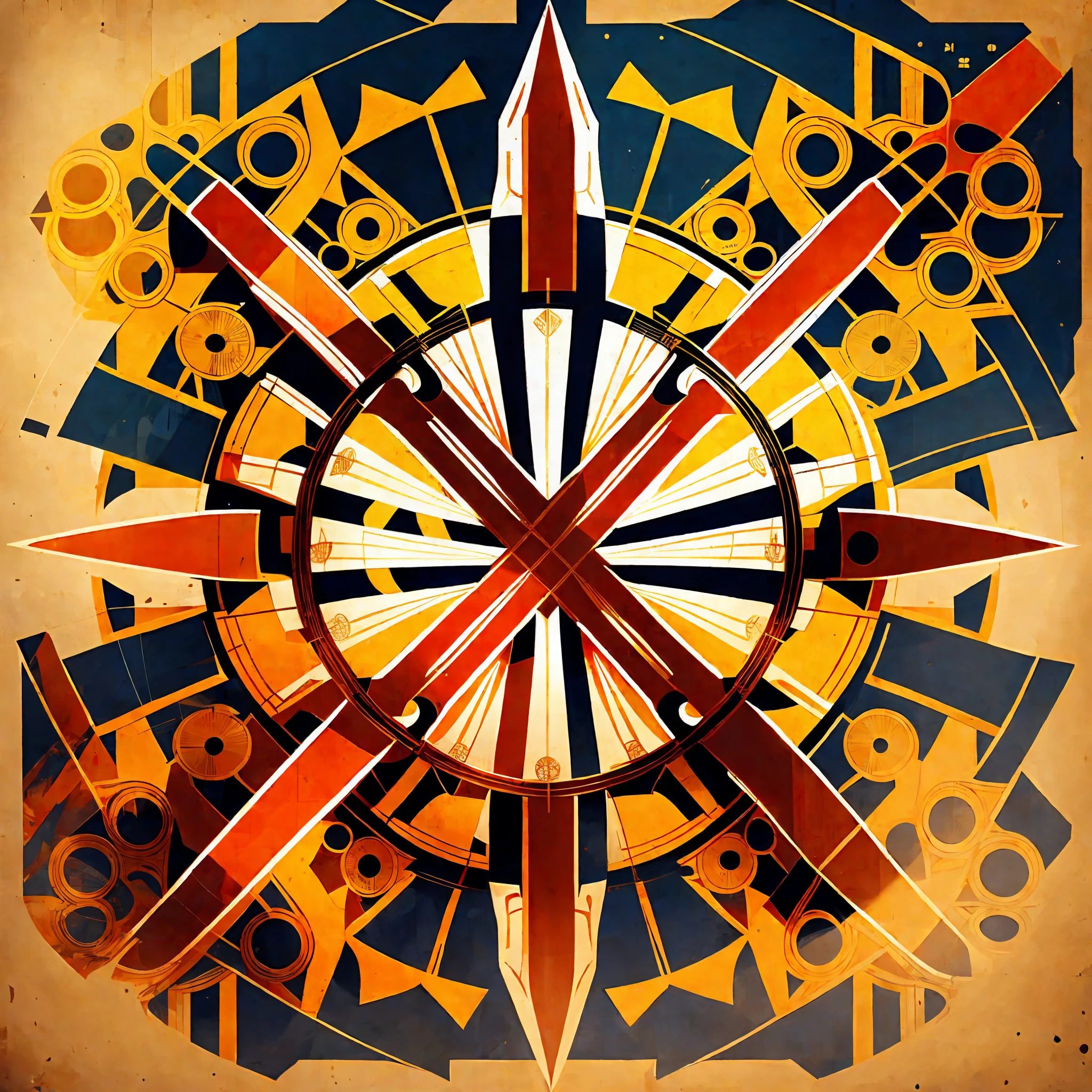 Miguel Reyes (Philippines):
Symbol: The symbol is a ray stylized in yellow and red, representing the electricity and intensity of the Philippine scrima. Flag-shaped --auto --s2
