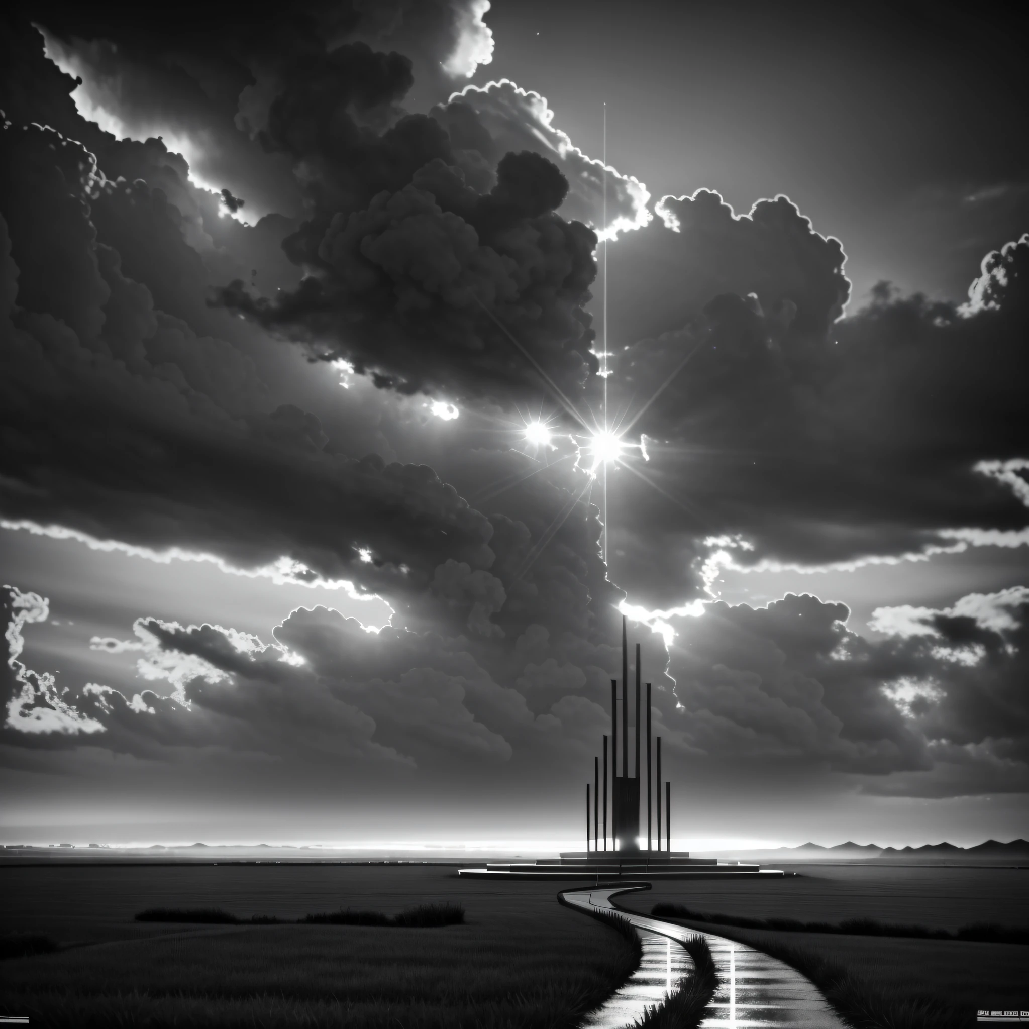 modernism, 8K, the collapse of religiosity, black and white, the new god of singularity