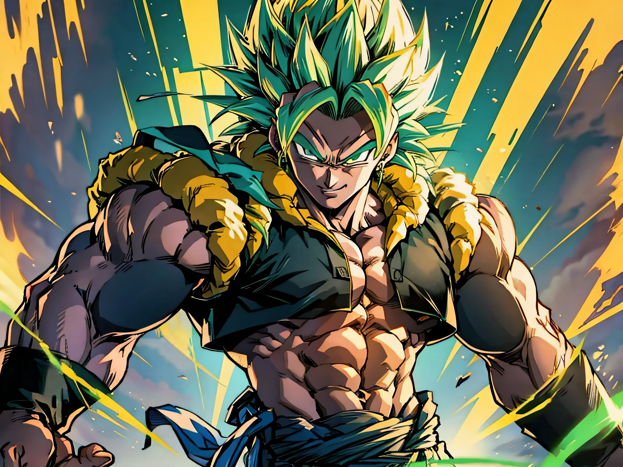Broly as Super Sayajin Green