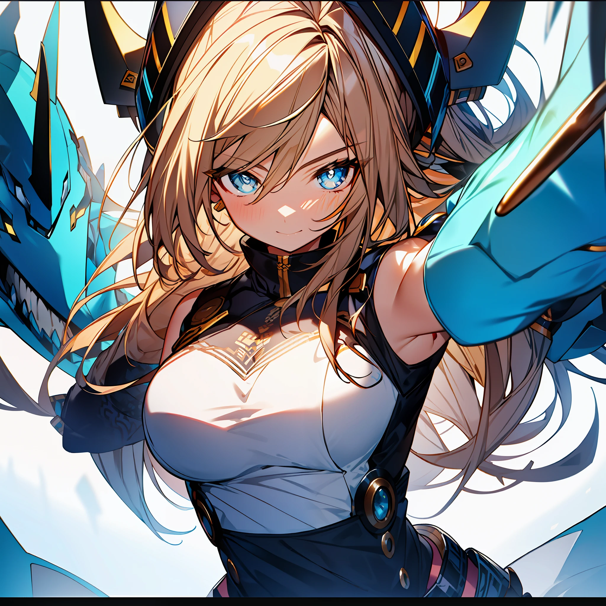 background, mixed-language_text, Japanese letters in graffit ,girls, long blonde hair, excellent lighting, sidelighting, (), vhsKeeper,, style GUILTY GEAR -STRIVE perfect ultimate (flat color: 1.3), (magazine_cover: 1.4), (multicolored_background: 1.3), striped_background, card_background, :: comix style by joe madureira :: circular pieces of white metals glued to the arms ultra detailed coming out sparkling shine, , perfect and detailed, ultra detailed shirt with drawing abstract and patterned Japanese letters in graffit of the sides of the clothing, image of girls with big breast, fighting next to you with powerful dragons versus alien creature full of tentacles, with immersive effects, hover effect, background style graffiti tribal tattoo with vibrant colors "HDR ultra" detailed and with focus effect, (masterpiece: 1.2, best quality), (beautiful eyes with huge finely detailed eyelashes: 1.2), , ((Solo)), (Finely detailed eyes and detailed face:1.3), in various full-body attack poses, (cute background: 1.2),futuristic costume, super detailed circular metals Clinging to arms and pants, fantastic paintings
