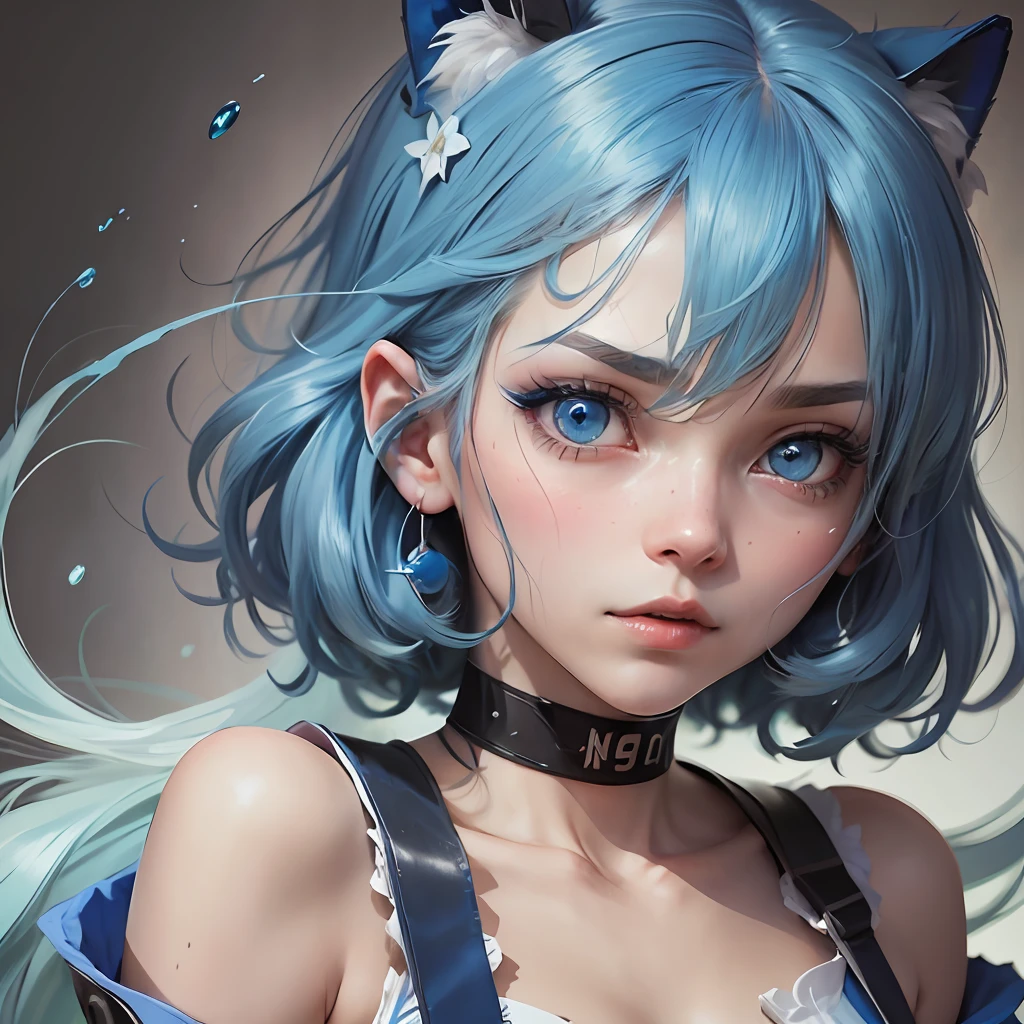 Nanase , blue hair , blue eyes , --auto --s2