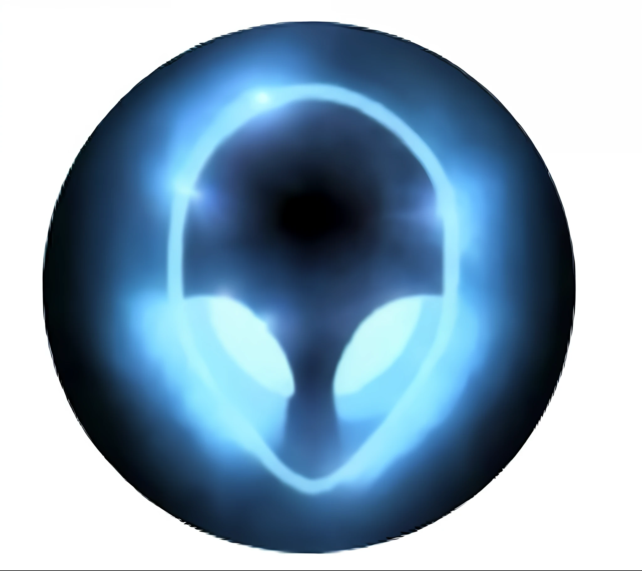 a close up of a blue alien head in a circle, alienware, alien glyphs, extraterrestrial, avatar image, ufo aliens, extraterrestial, glowing alien symbols, aliens, ufology, alien design, alien head, extraterrestrials, protoss, ufos, extraterrestrials reach for him, alien features, remova o fundo branco