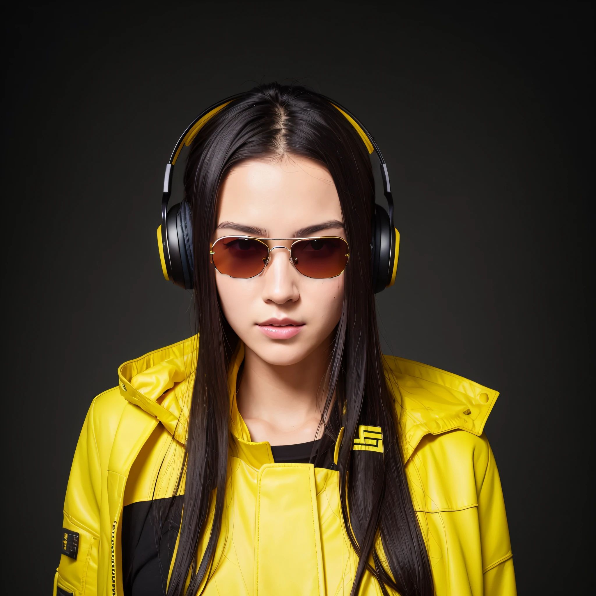 Put on sunglasses with black lens