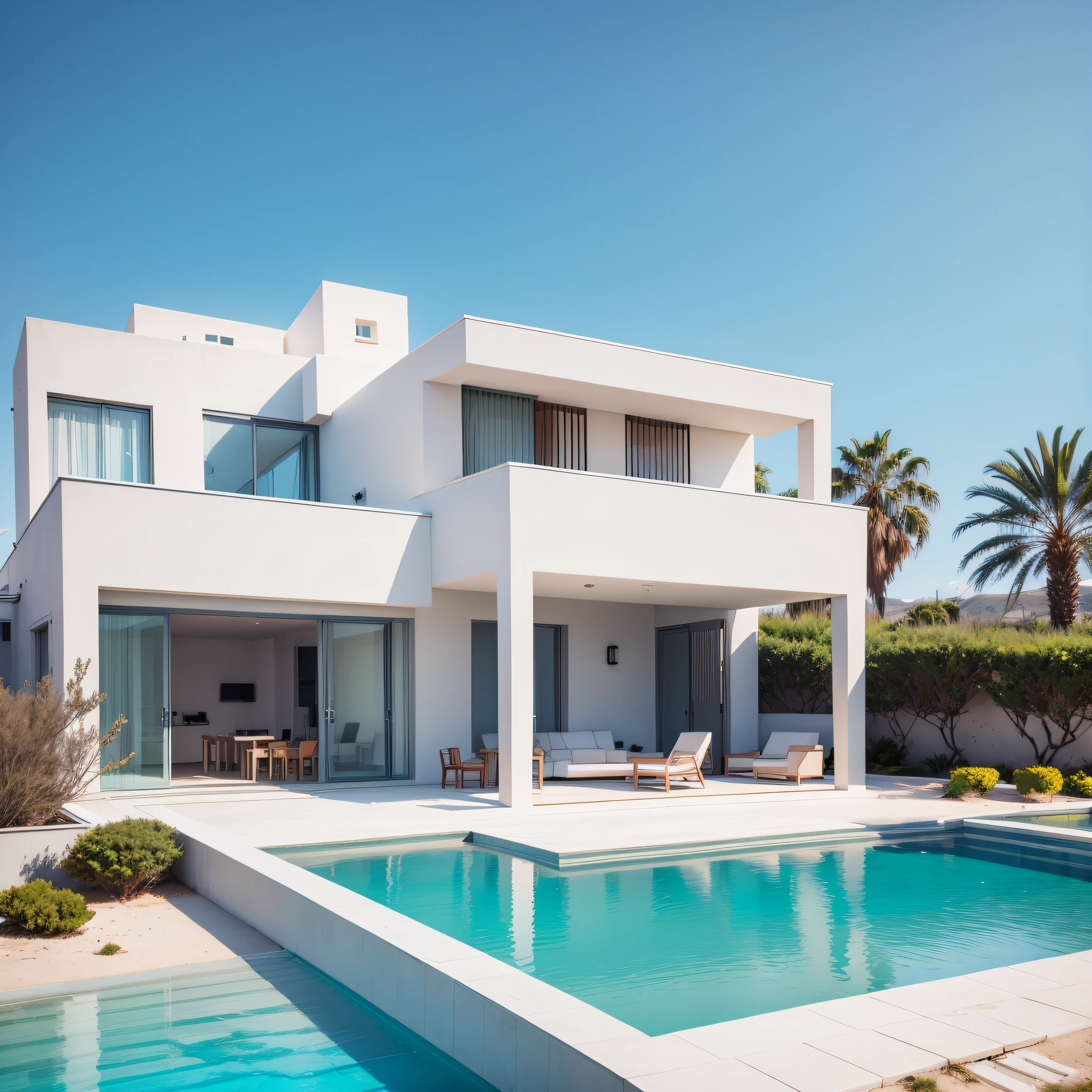 Modern Greek style beach house --auto --s2