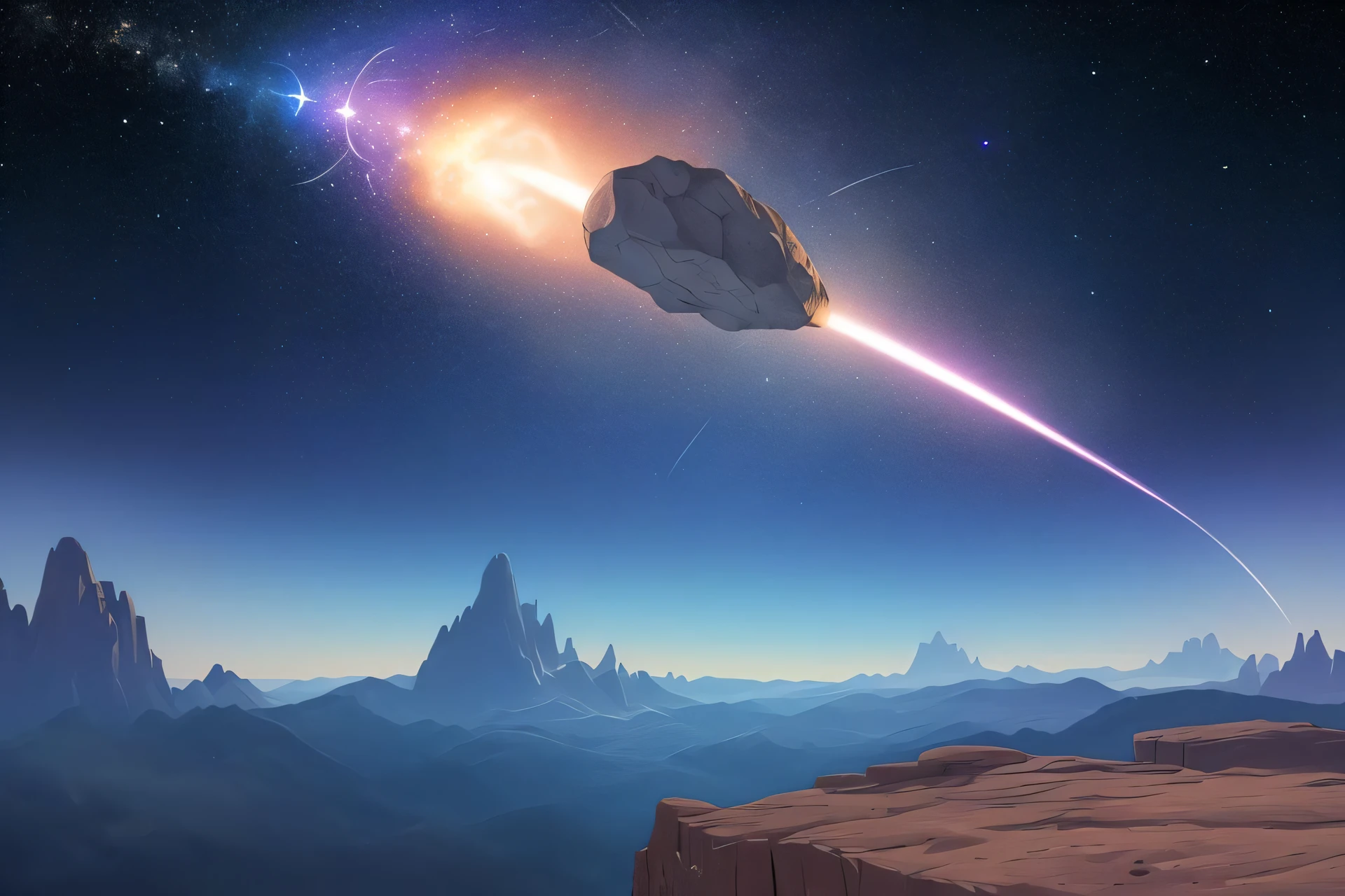 eons AND convoluted, meteor,