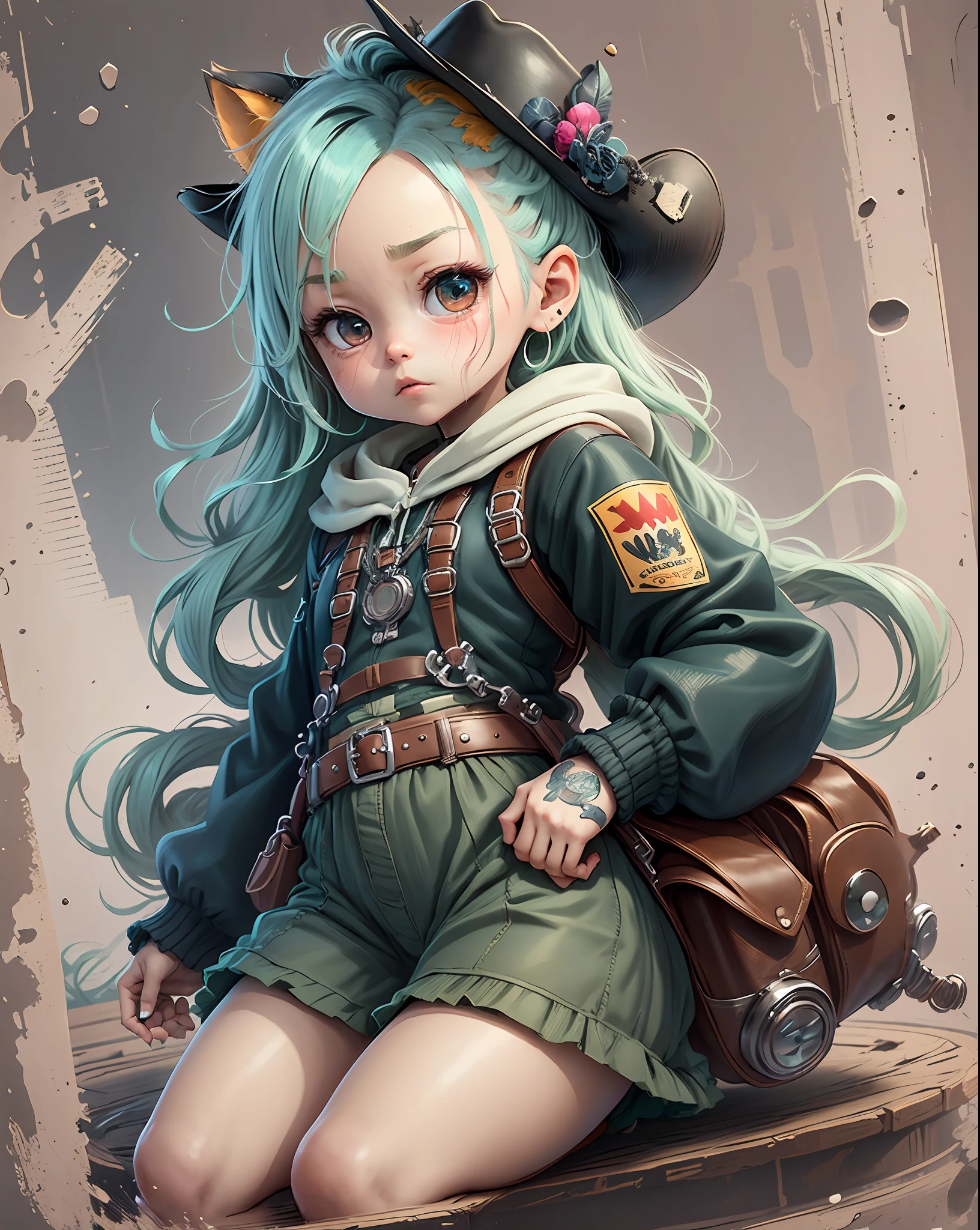 🤠👻🤖🎒style chibi --auto --s2