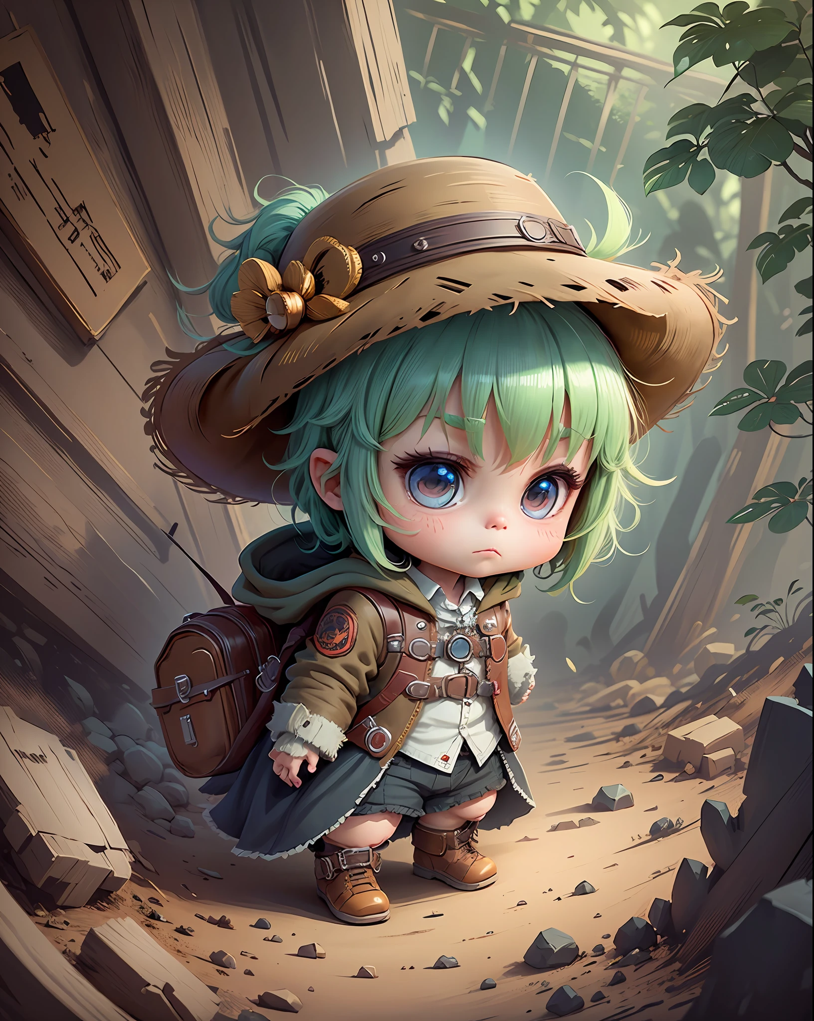 🤠👻🤖🎒style chibi --auto --s2