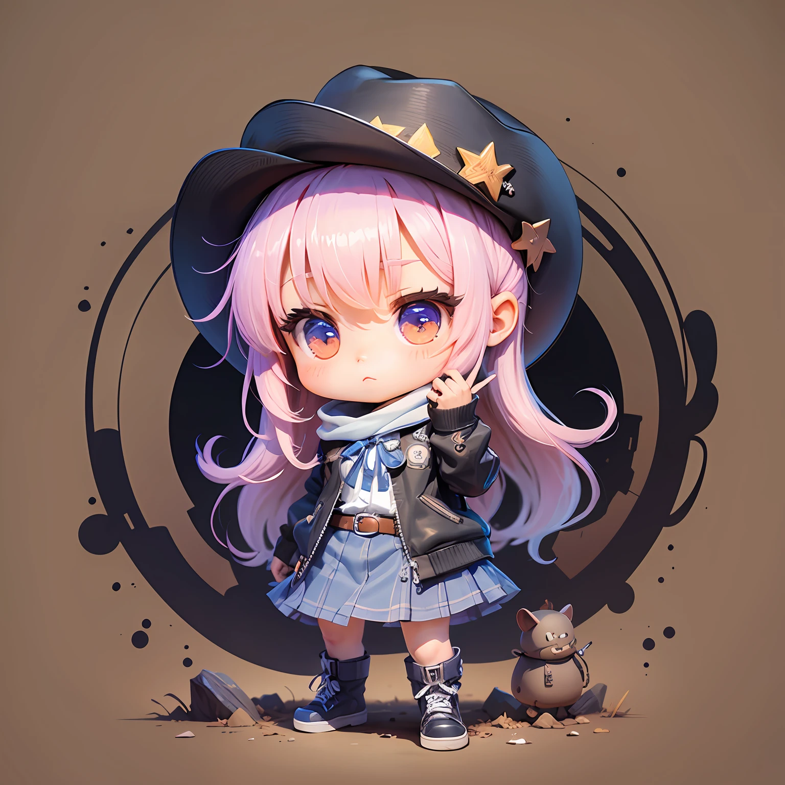 🤠👻🤖🎒style chibi --auto --s2