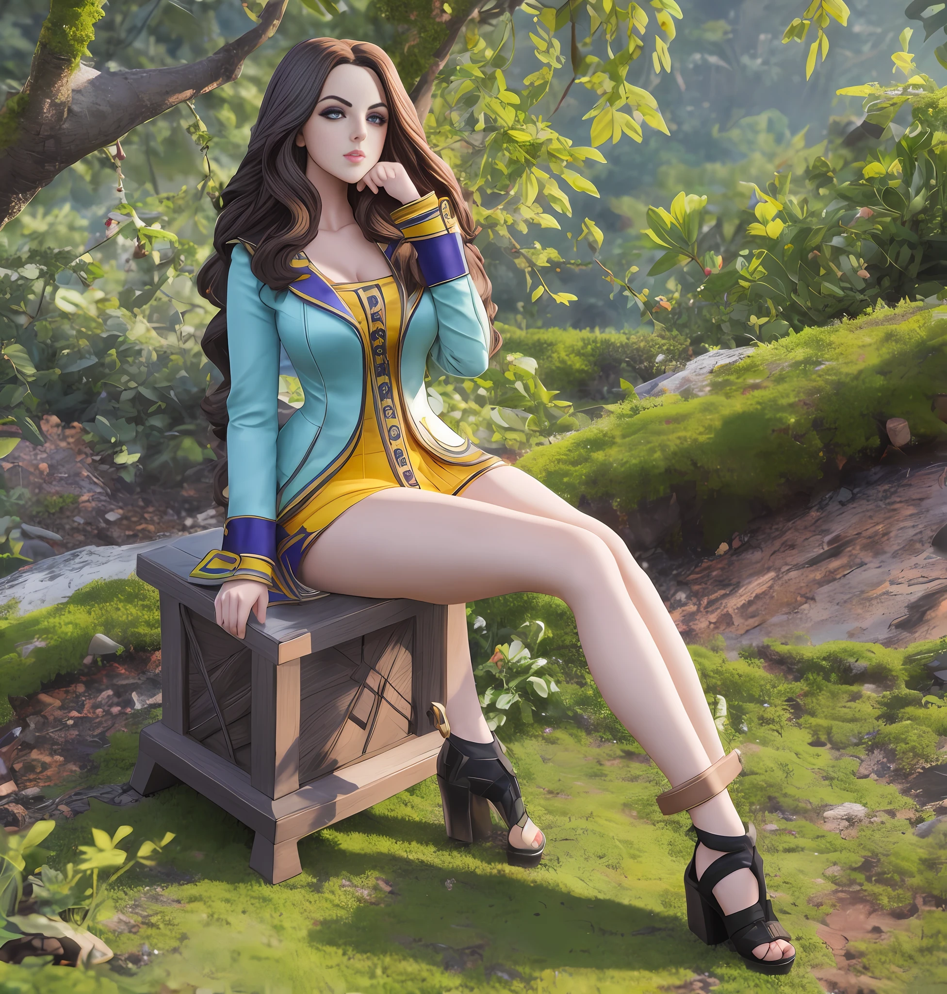 Elizabeth Gillies,
full body in high definition with a Foot Support in one and evolution 8k (( Miniature toy for collection))