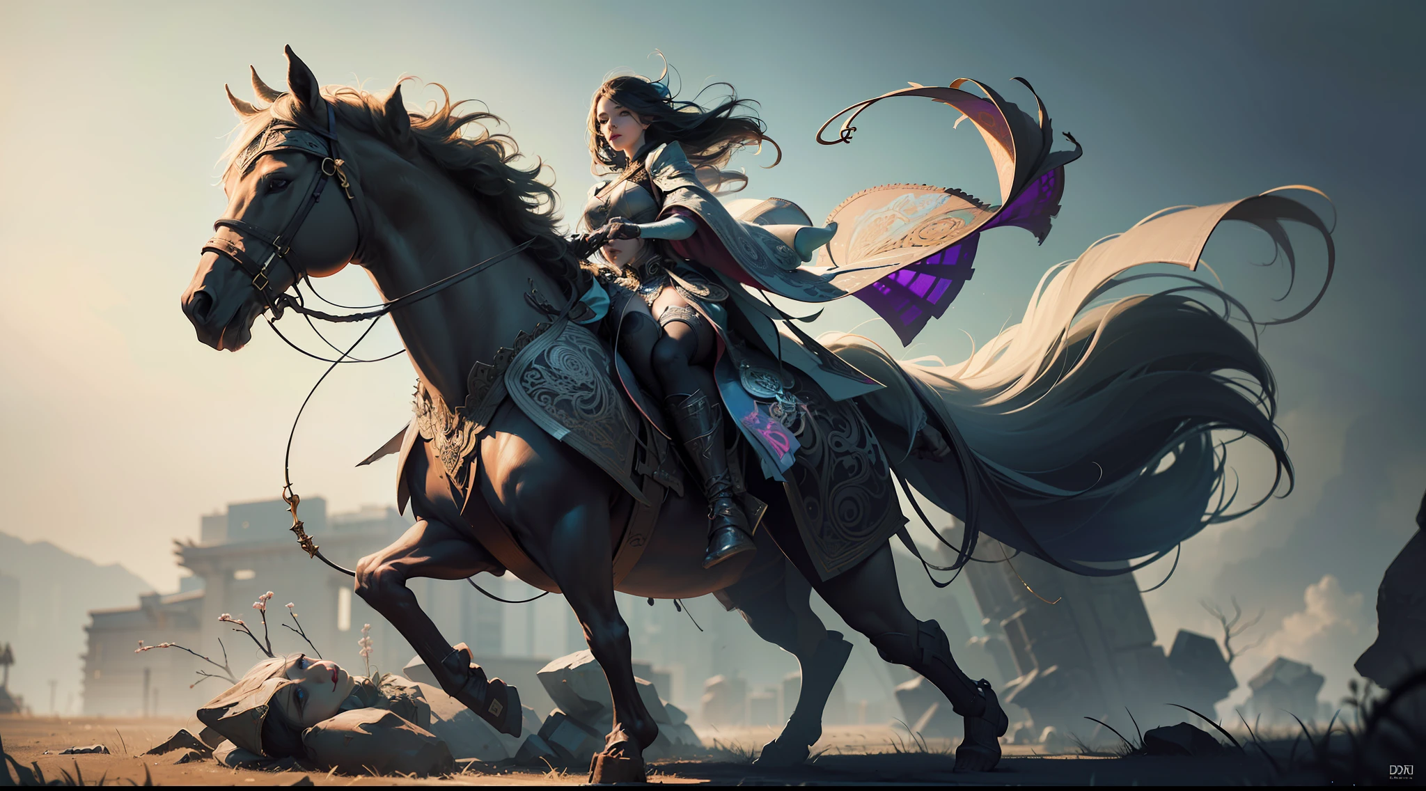 ((best quality)), ((masterpiece:1.2)), (extremely detailed:1.1), (8k, high quality, cinematic, hyper realistic, illustration), (autodesk maya, octane render, unreal engine, game character, ray tracing, hdr), (35mm focal length, f/2 aperture, dynamic perspective, depth of field),(1girl, dynamic angle), the most beautiful form of chaos, a brutalist designed, vivid colours, (zentangle, mandala, tangle, entangle), (fractal art), silk web, 3d, realistic, CG, 3D model, beautiful, elegant, confident, (hdri, bloom, rim lighting, soft lighting, low key), delicate\(armor\) wizard robe