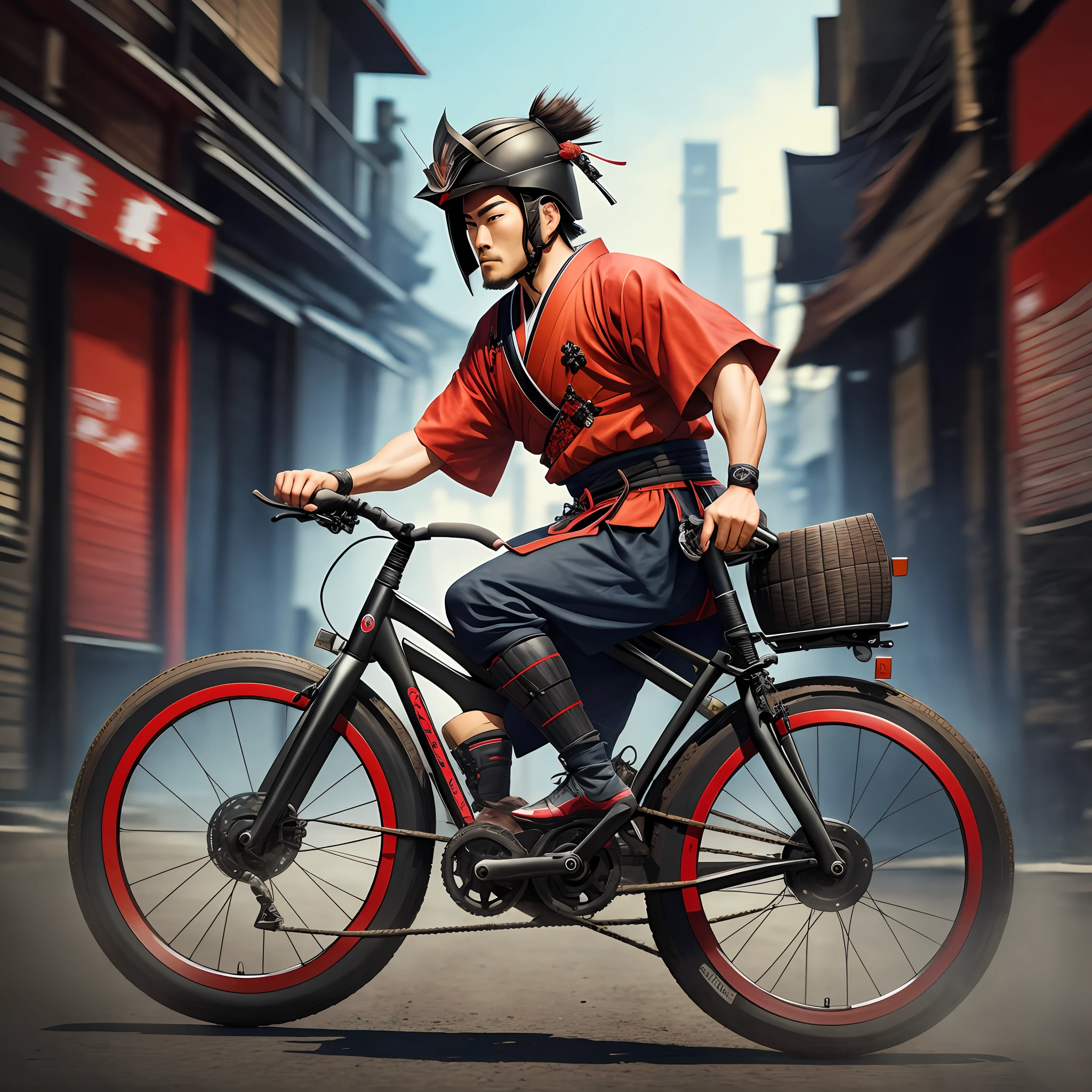 Samurai on the bike --auto --s2