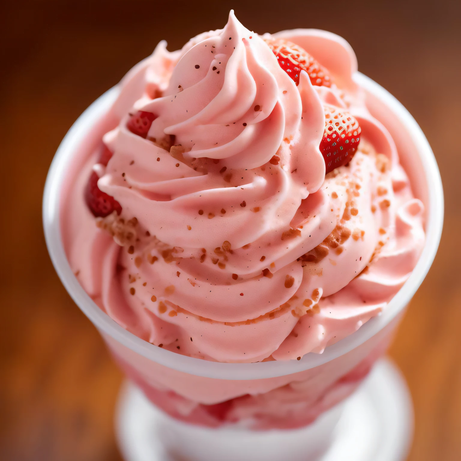 strawberry icecream sundae, photorealistic, high details, intricate, sharp focus, 8K, HD, Full-HD, Ultra-HD, Super-Resolution, Megapixel, subsurface scattering, edge lighting, rim light, rim lighting, best lighting, refreshing, lumen Reflections, screen space reflections, Post Processing, Post-Production, TXAA, De-Noise, shaders (COLOR FRUITFUSION:0.222) (BRTDRPP:1.122)( LIQUID SPLASH:0.444)