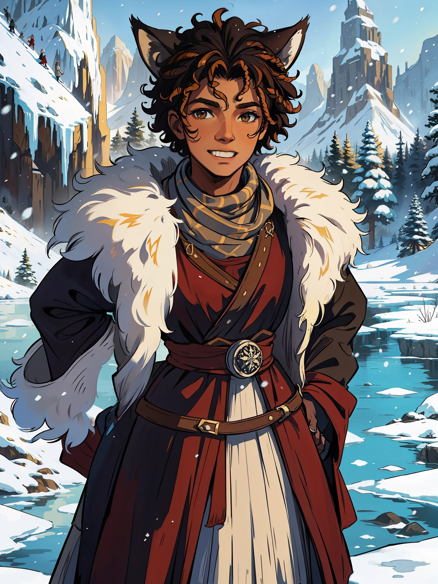 Medieval style winter robes inspired by winterfell game of thrones