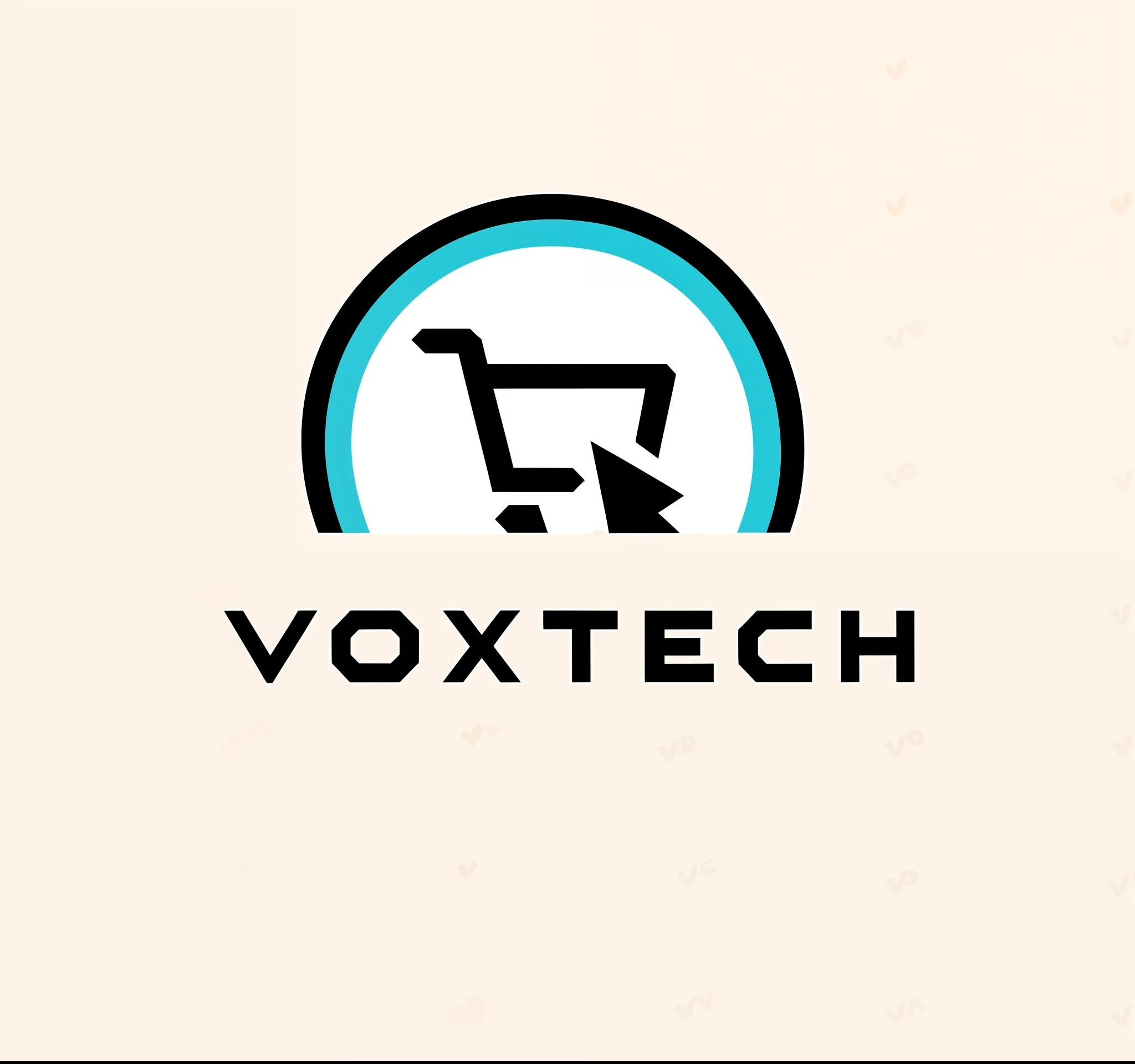 a logo for a technology company with a shopping cart, vectorized logo style, hextech, vortexes, voxel, soft technology, vector logo, non-text non-logo, , simple logo, soft vibration, advanced technology, voitv, vgbftk, vector art logo, clean logo design, 💋 💄 👠 👗 minimalist logo strip dgua brand --auto --s2