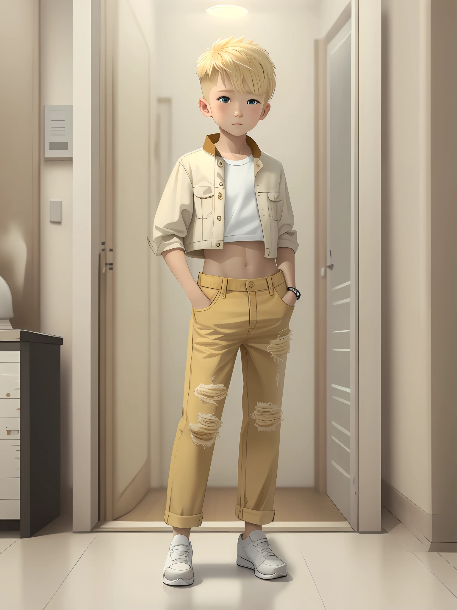 blond hair