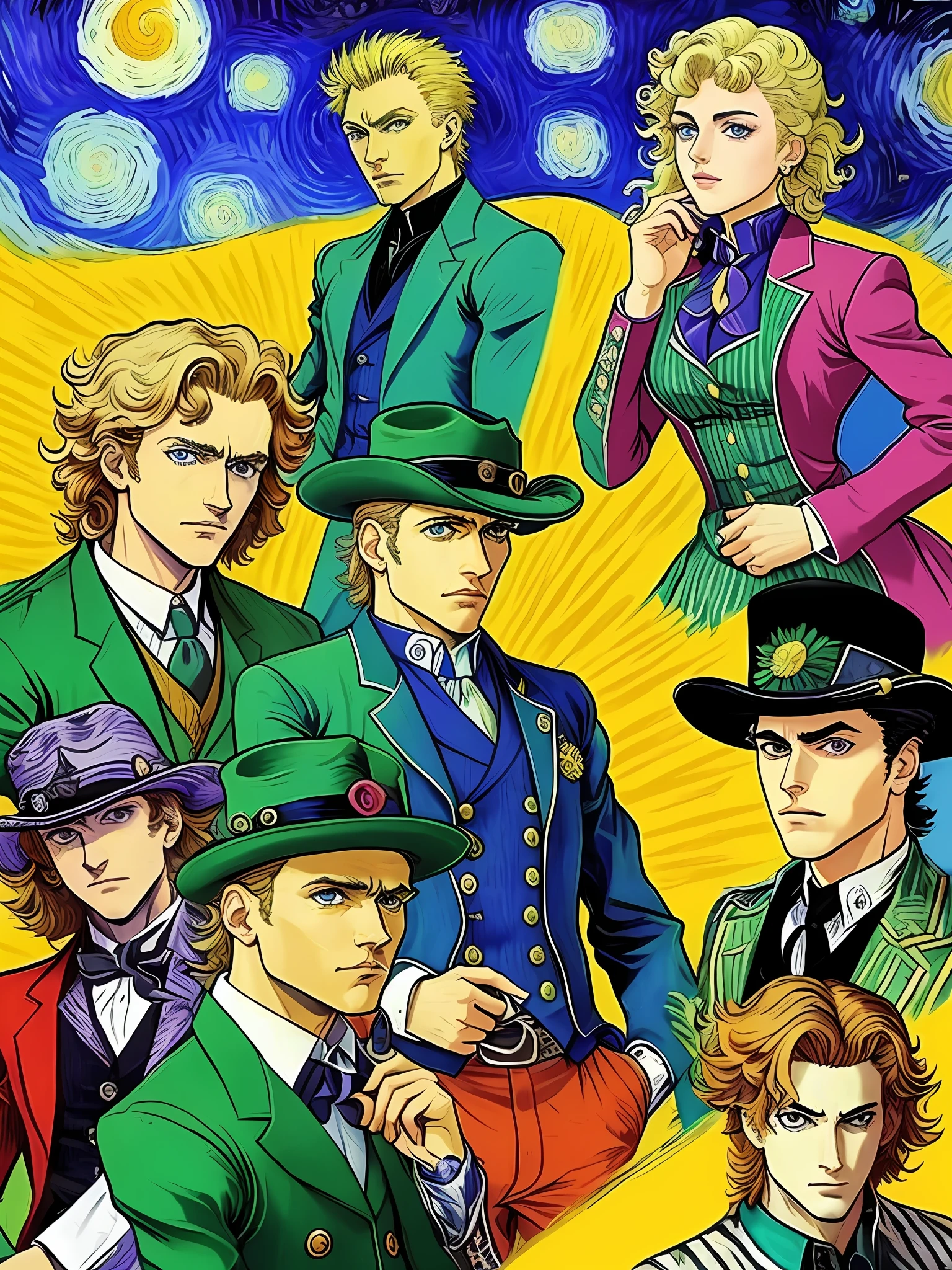 Masterpieces, Van Gogh, JoJo's Bizarre Adventure, JOJO, Speedwagon Foundation
