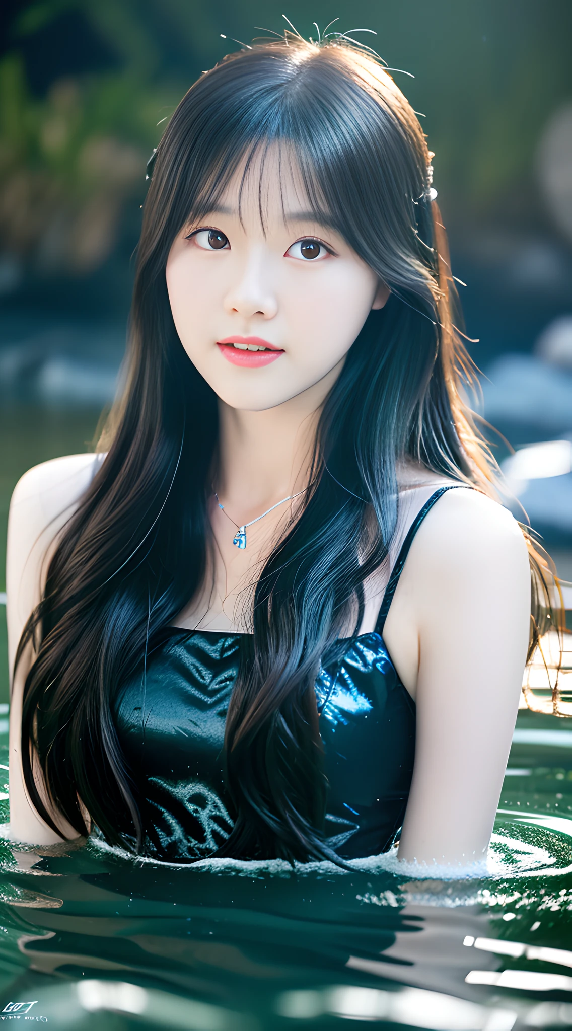 A pair of watery big eyes, loving pupils, [shy], long hair, master works, best picture quality, super high resolution, higher quality, beautiful girls, women, heart-shaped hair accessories, 8k resolution, hot girls, students, beautiful eyes, blush, thin shoulder straps, dusk, oasis ((waterfall characters in water)), magic ring, volumetric light, cinematic lighting, natural light.
Snow Moon Law Moon Girl Light Shoulders, Solo, Crystal Clear Water Splash Perfect Reflection, Eyebrow Pattern, Beautiful Black Eyes, Floating Water Splash, Black Water Droplet, Beautiful Glow, Best Quality, Illustration, Masterpiece, Best Production, Best Quality, Highly Detailed, Extremely Detailed CG, Lighting, Cute, Tyndall Effect, Burning Splash Wrapped, Light Shoulders, Depth of Field, Black Water, Super Moe, Shining, Beautiful
The, delicate facial features, cute, black water particle special effects, dreamy, floating
Black glowing particles, burning hair, necklace
((Masterpiece)), ((Highest Quality)), exquisite CG, blue-purple tone, sweet