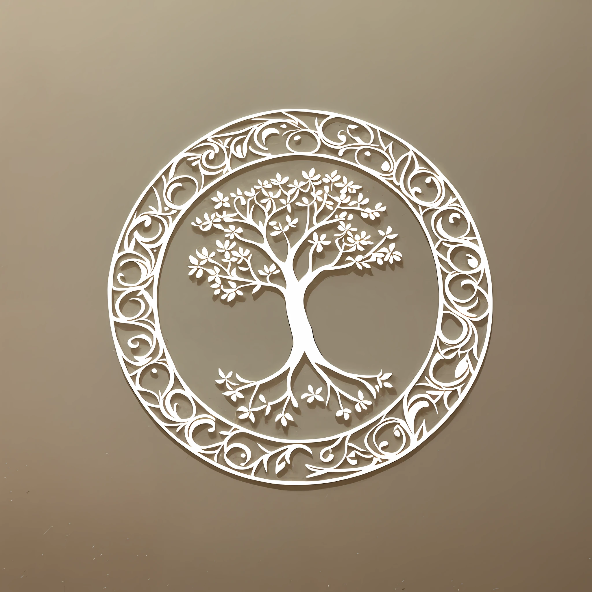 Minimalist tree of life, few details, simple drawing style, delicate, symbolizing family --auto --s2
