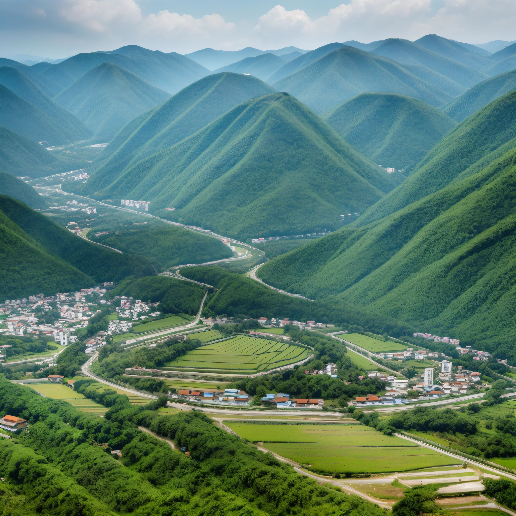Longqiao Township, Huanjiang Maonan Autonomous County, Hechi City, Guangxi, has a beautiful scenery