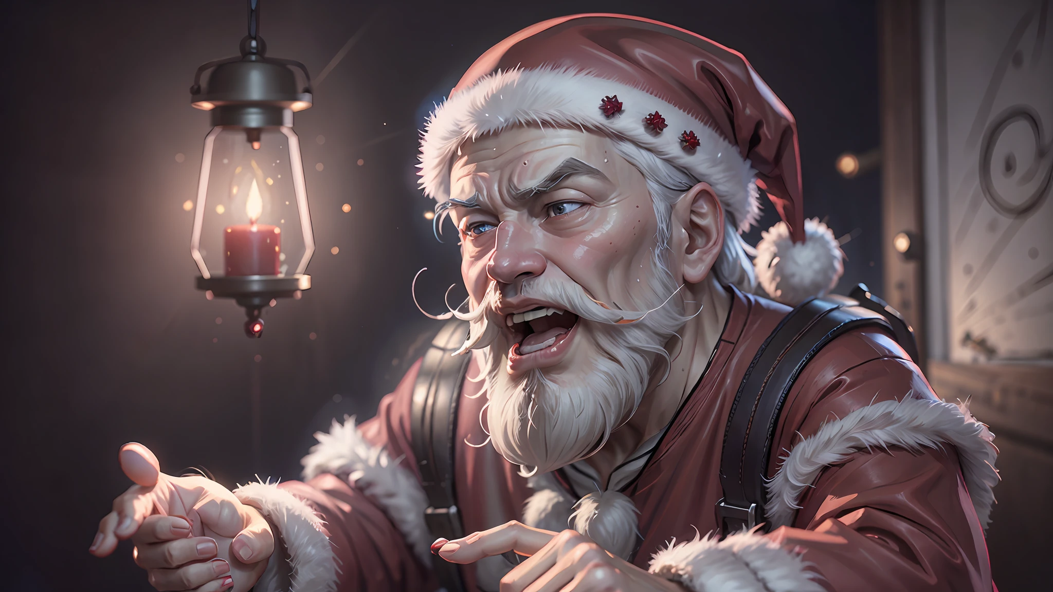 santa screaming at a firefly --auto --s2