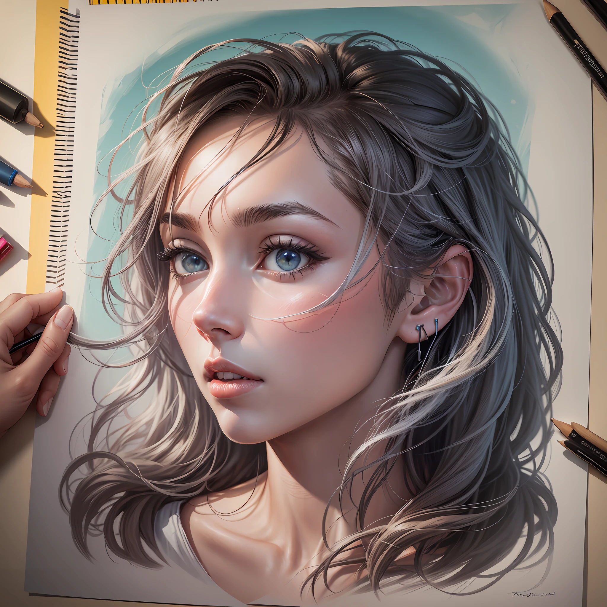 Keys,drawing, realistic,4k --auto --s2