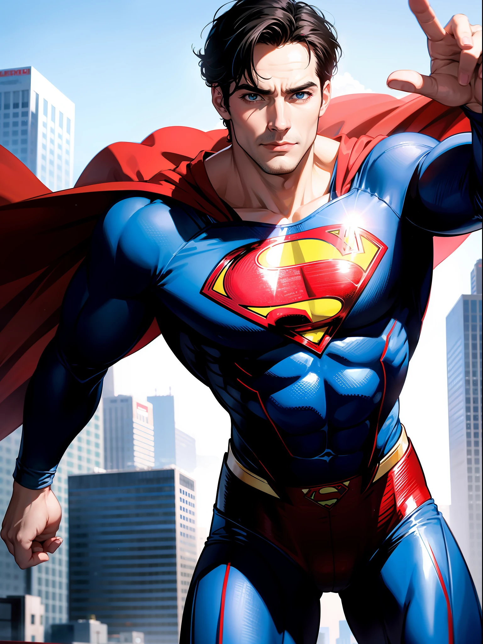 Superman Man 30 years, 4k,best quality, 8k, 10k, art