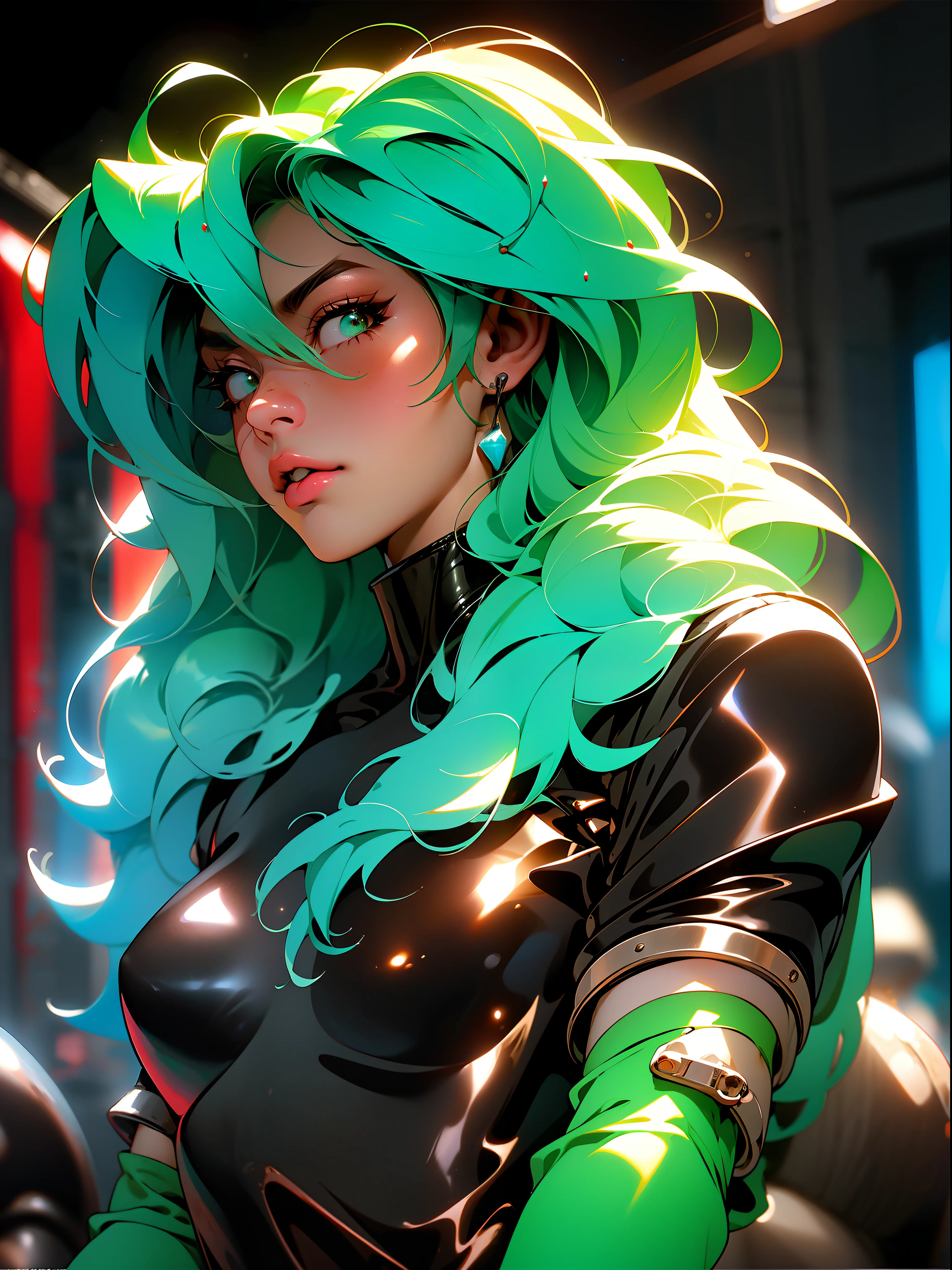 ((Best quality)), ((masterpiece)), (detailed: 1.4), (Absurd), light-skinned lolita with micro bikini, Genesis evangelion neon style clothing, 2 piece clothing, colored hair, tattoo on arms, cybernetic hand, pastel, centered, scale to fit dimensions, HDR (High Dynamic Range),Ray Tracing,NVIDIA RTX,Super-Resolution,Unreal 5,Subsurface dispersion, PBR texture, Post-processing, Anisotropic filtering, Depth of field,  Maximum clarity and sharpness, Multilayer textures, Albedo and specular maps, Surface shading, Accurate simulation of light-material interaction, Perfect proportions, Octane Render, Two-tone lighting, Wide aperture, Low ISO, White balance, Rule of thirds, 8K RAW, crysisnanosuit