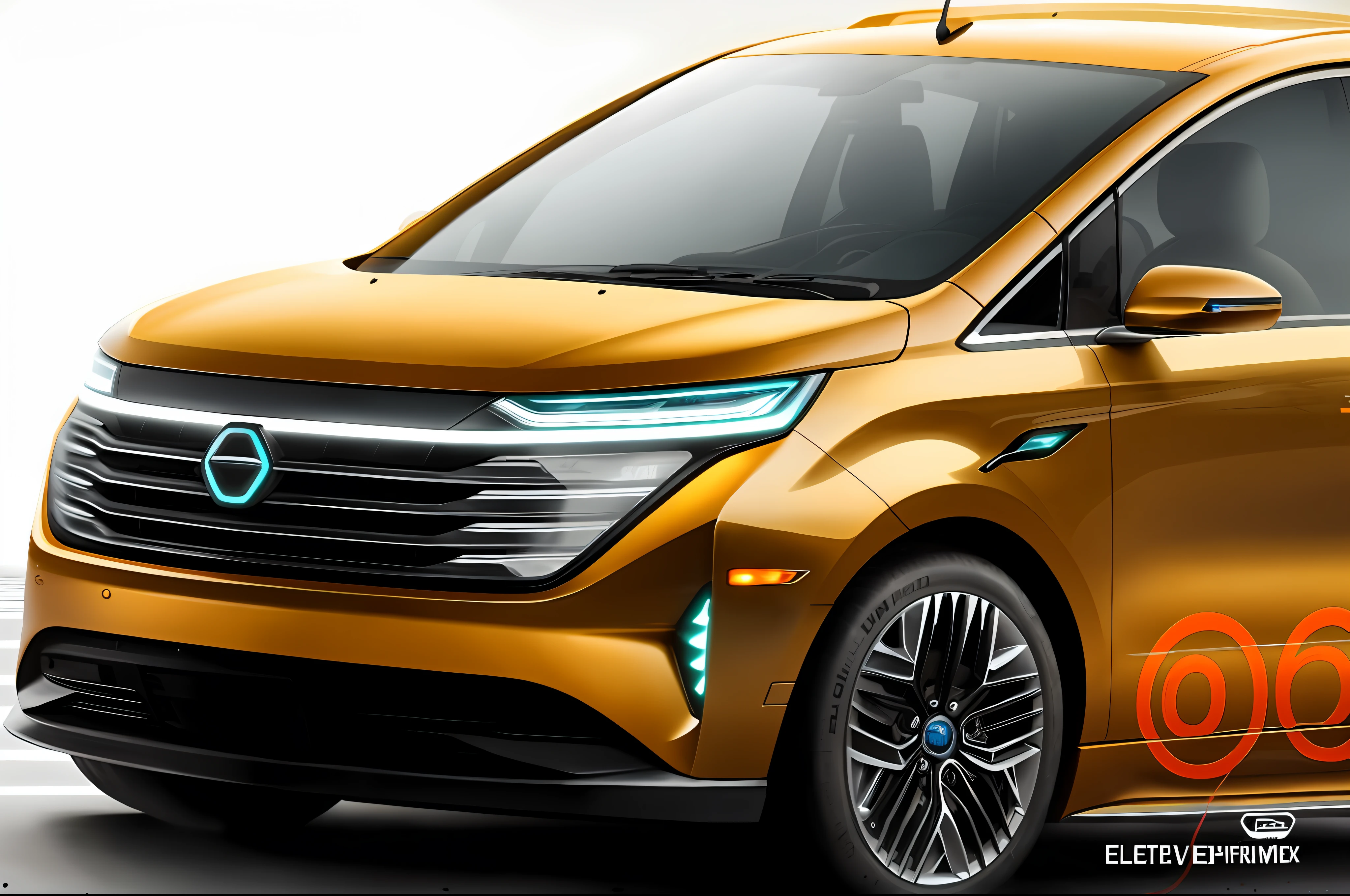 Conceptual style, electric vehicle elements