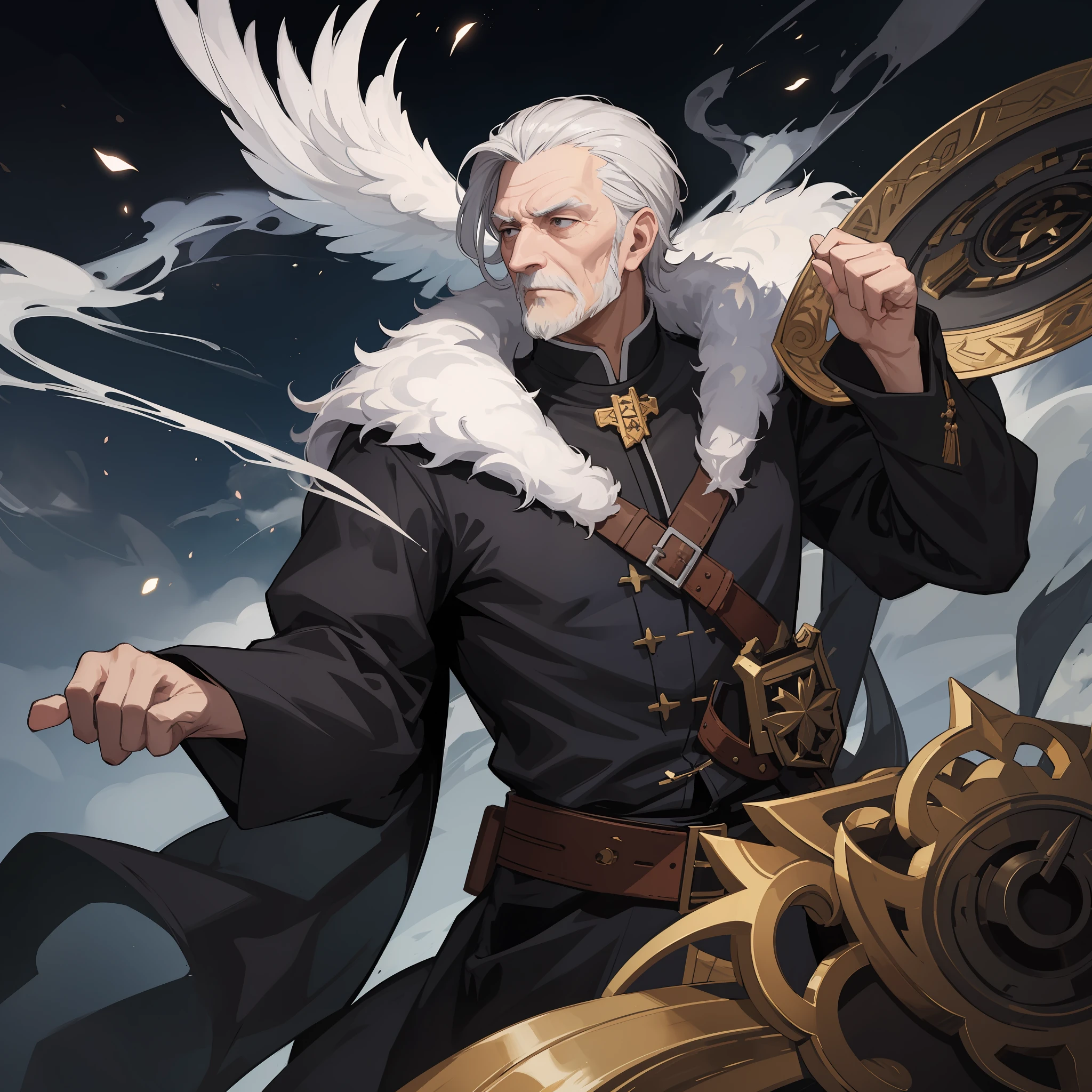 Badass Old man, Greater General who bring back the Glorious of Heaven, General, Duke, Grand Emperor