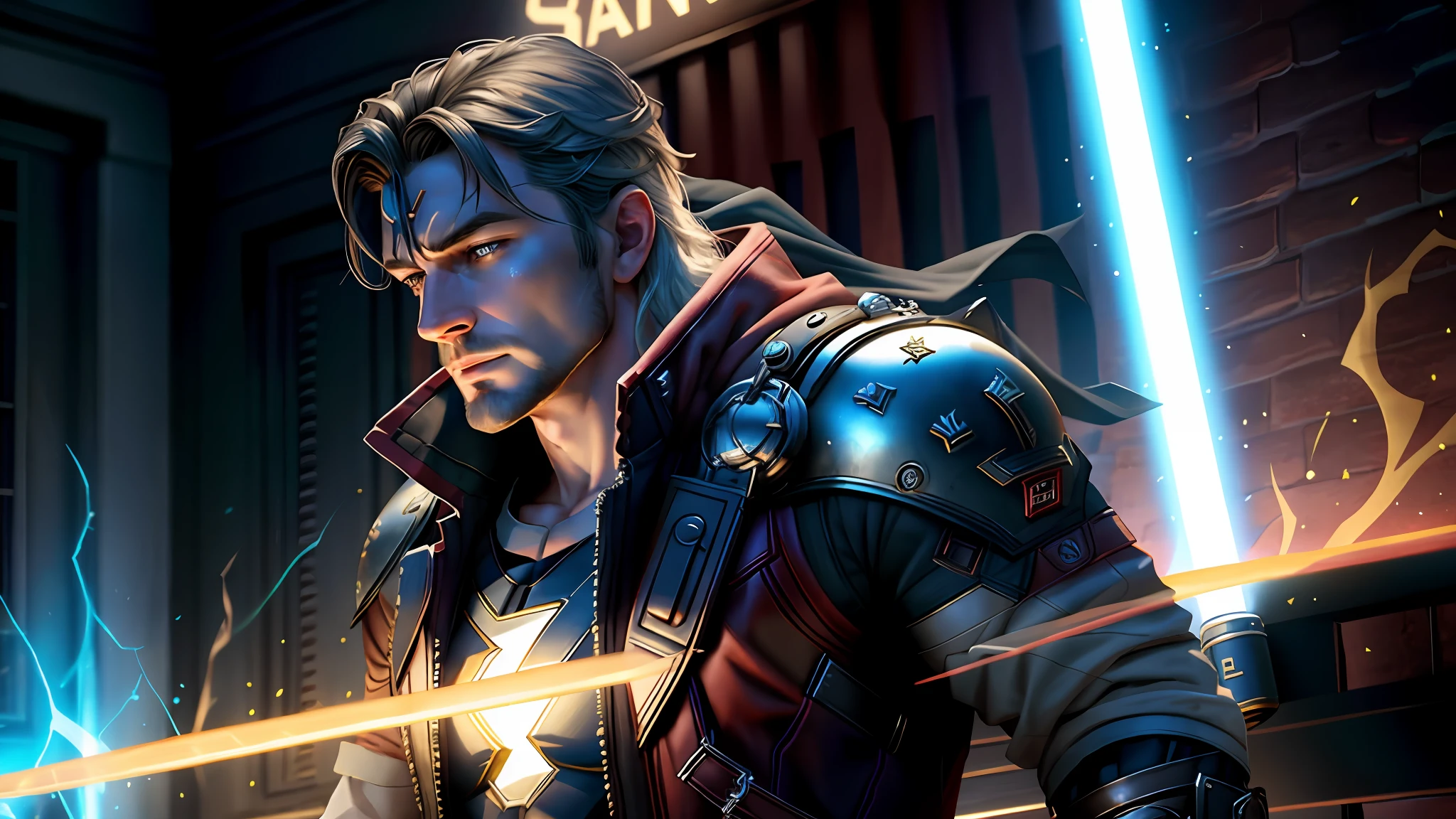 Shazam, Thor, mix, 4k, realistic