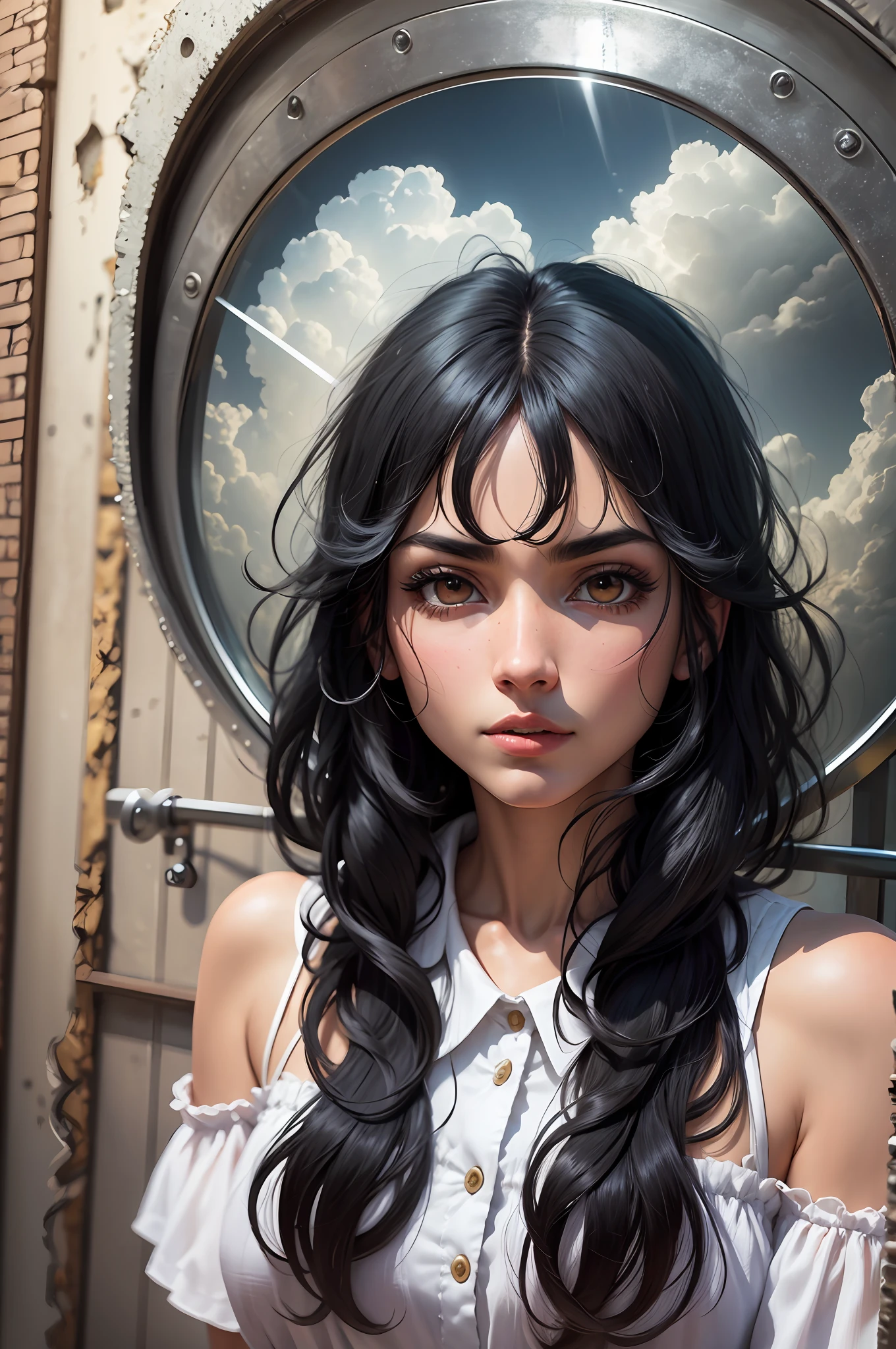 black hair, Surrealism, 8k, super detail --auto --s2