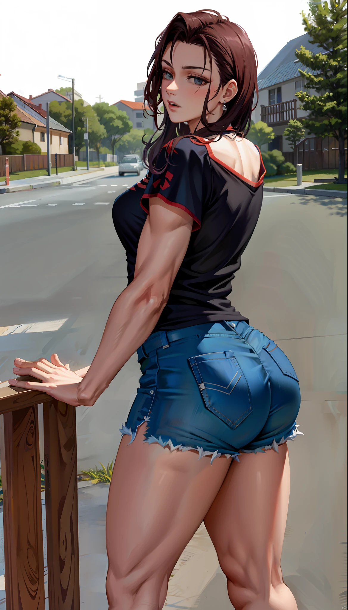 Moreno, shorts, blusa