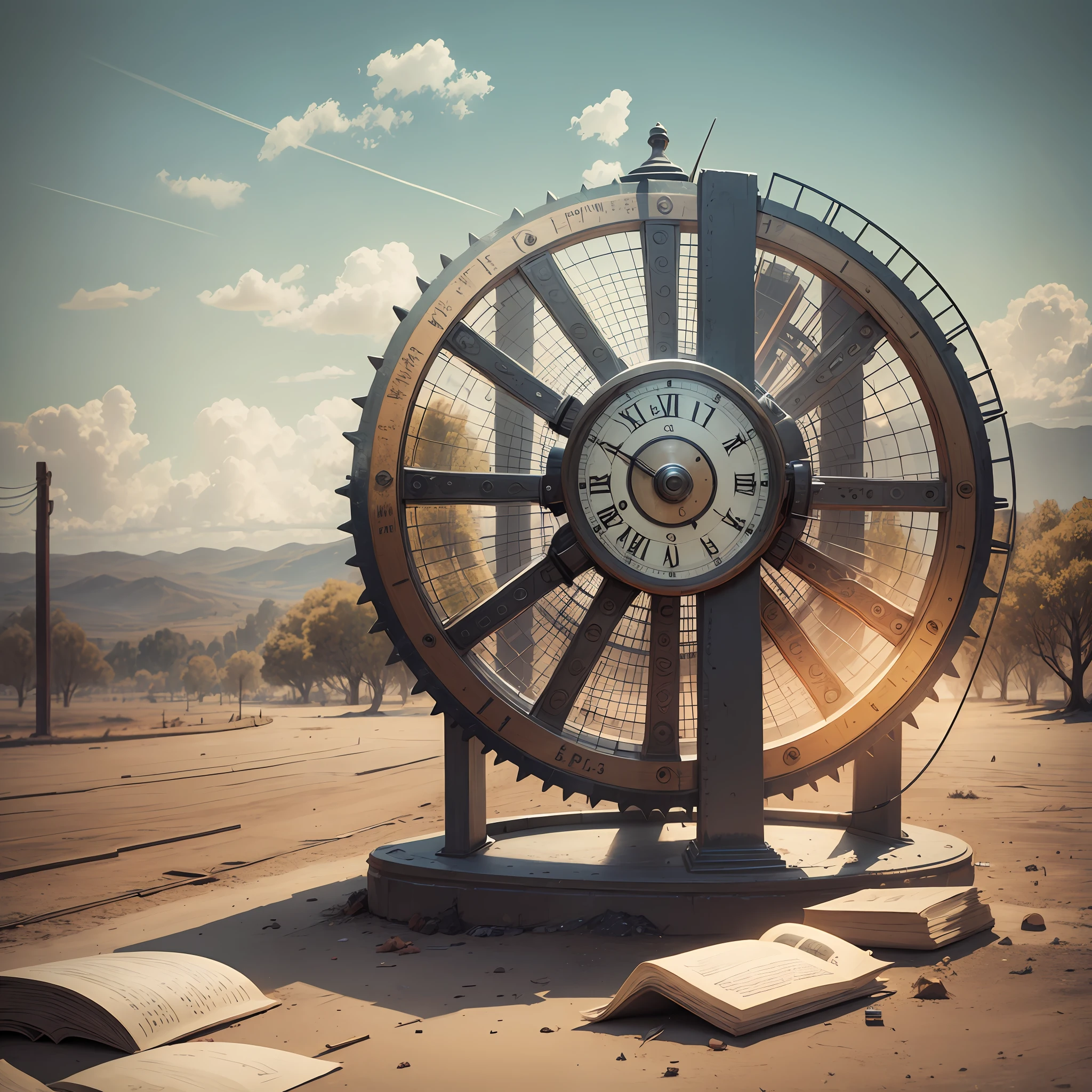 man invents time machine, historical photo --auto --s2
