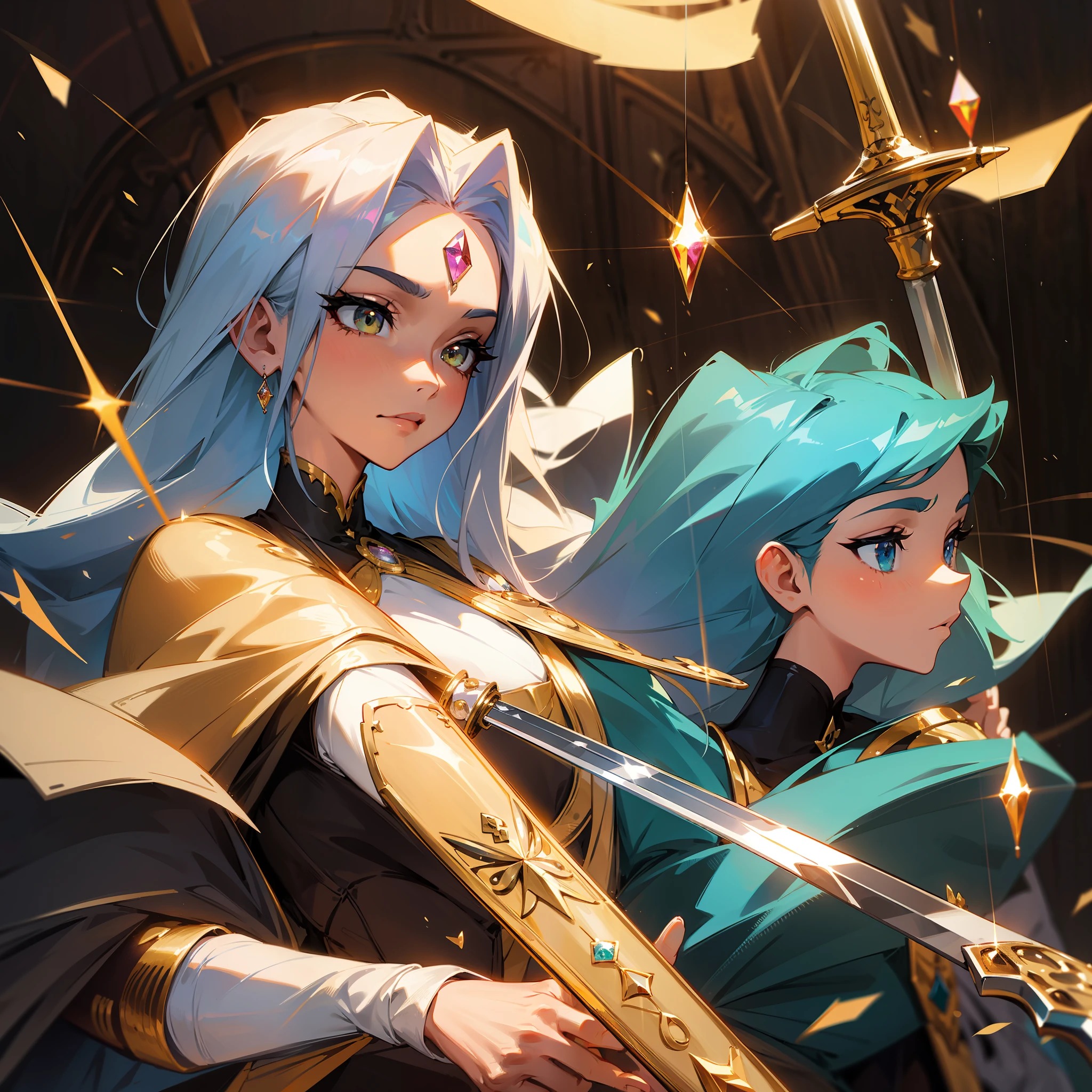 Swords, gems, refinement, masterpieces --auto --s2