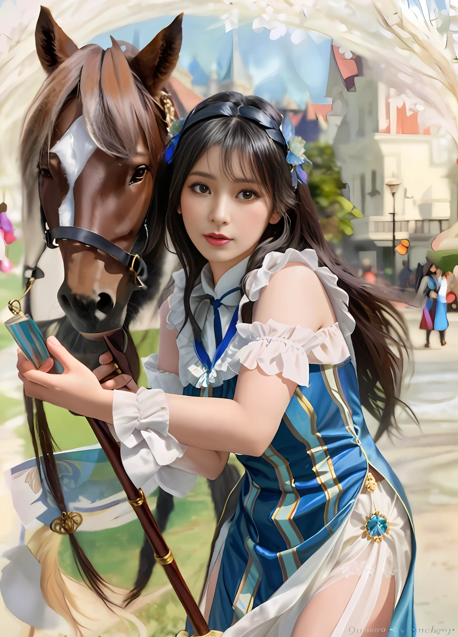 (Positive Focus, Original Photo), Portrait Close-up, (In the Dark:1.1), Surrealist Female Portrait David Hockney and Alphonse Mucha, fantasy art, 1 girl, dressed in gorgeous fur, photorealistic, dynamic lighting, art station, poster, volumetric lighting, very detailed faces, 4 K, winner, 1 girl, shadow, understated, (official costume: 1.4, gorgeous furs, complex costumes, furs), looking at the camera, half-length lenses, ((realistic face))),