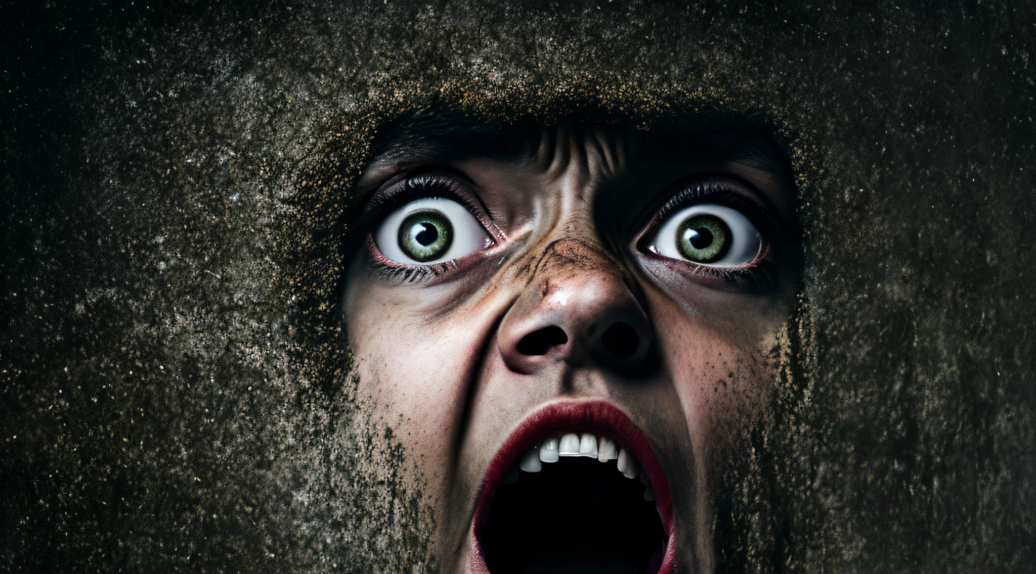 scared face