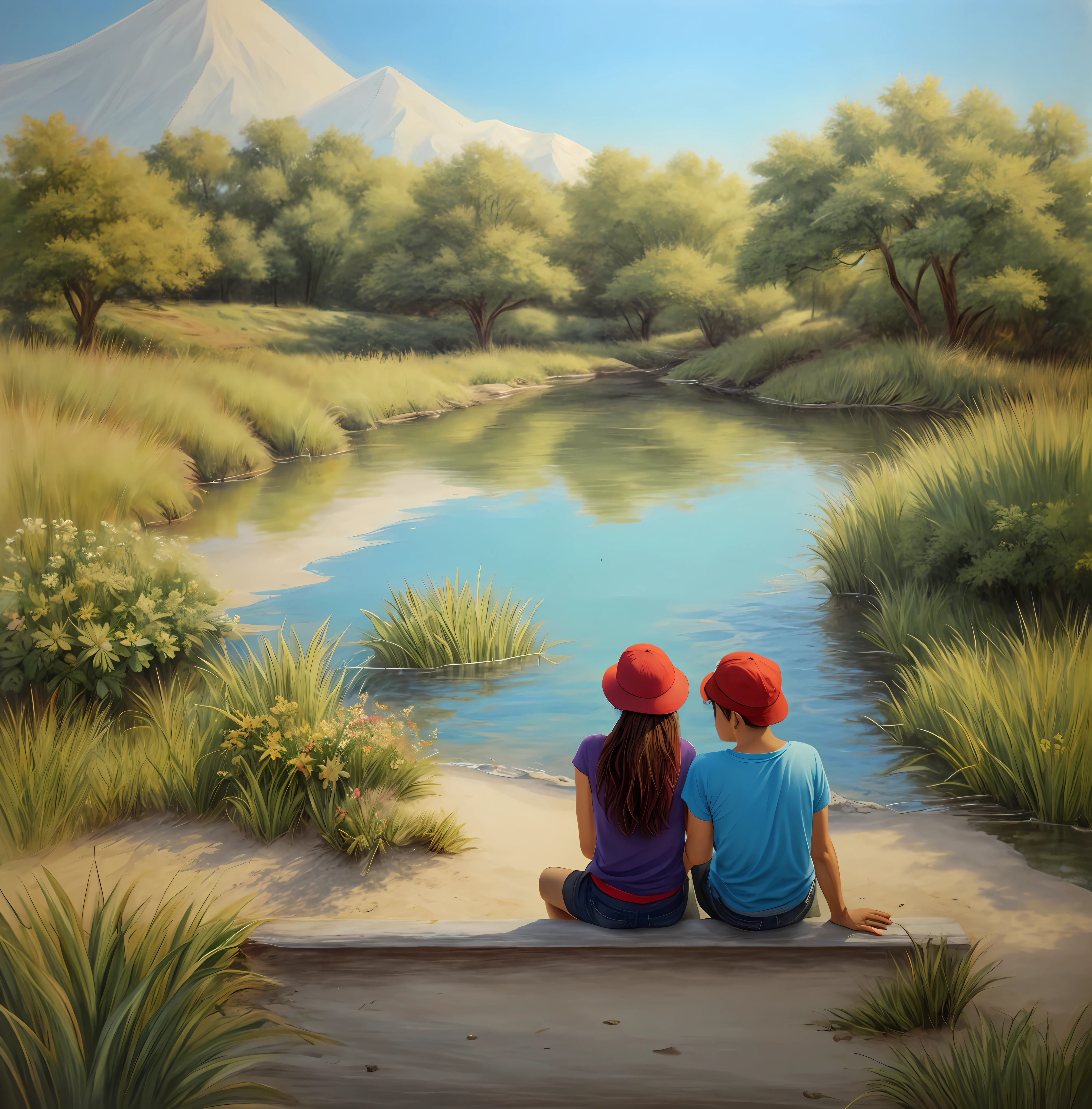 Draw a r more realistic who saw this art look like photo
