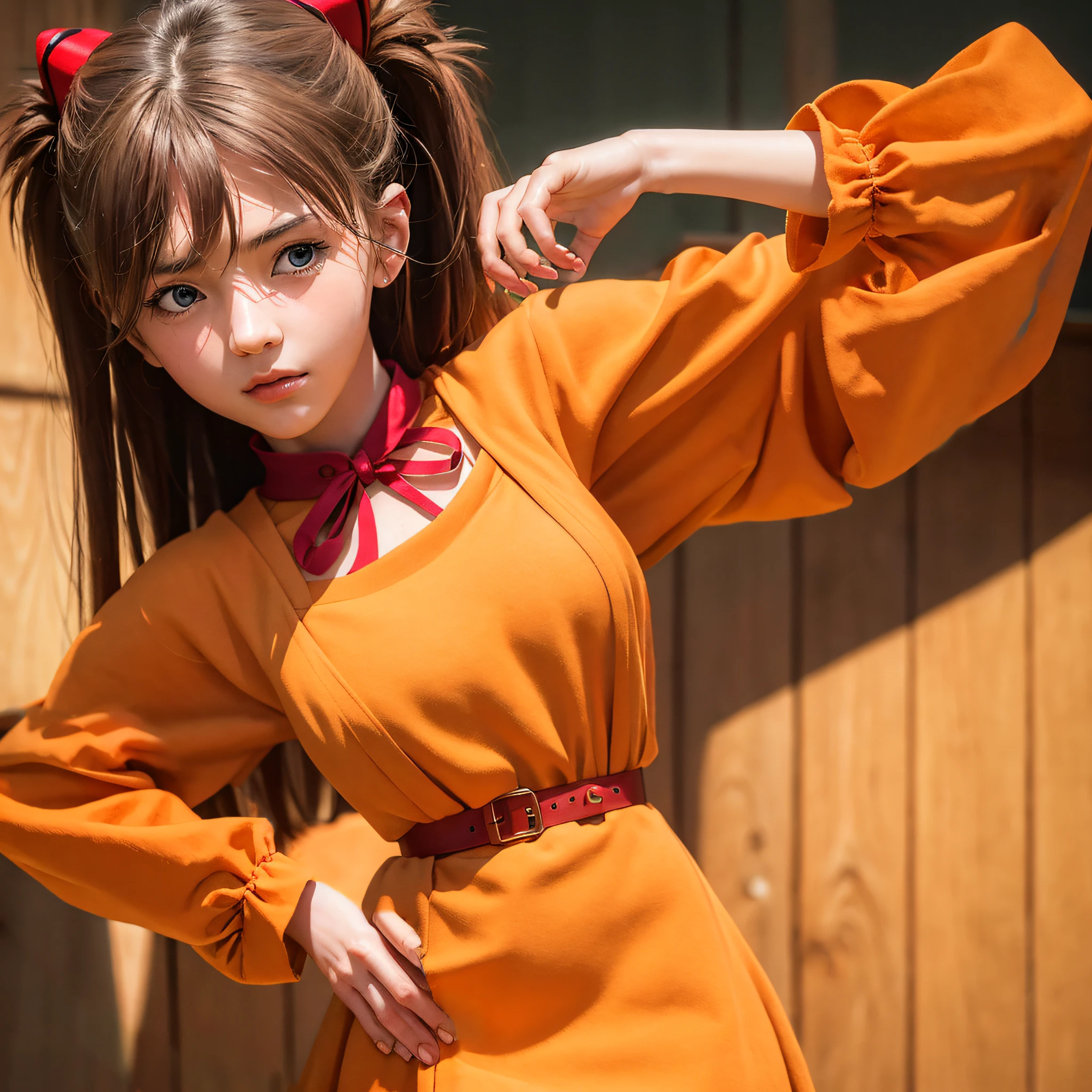 arm, hand, arm with dress, long sleeves, hand on waist,