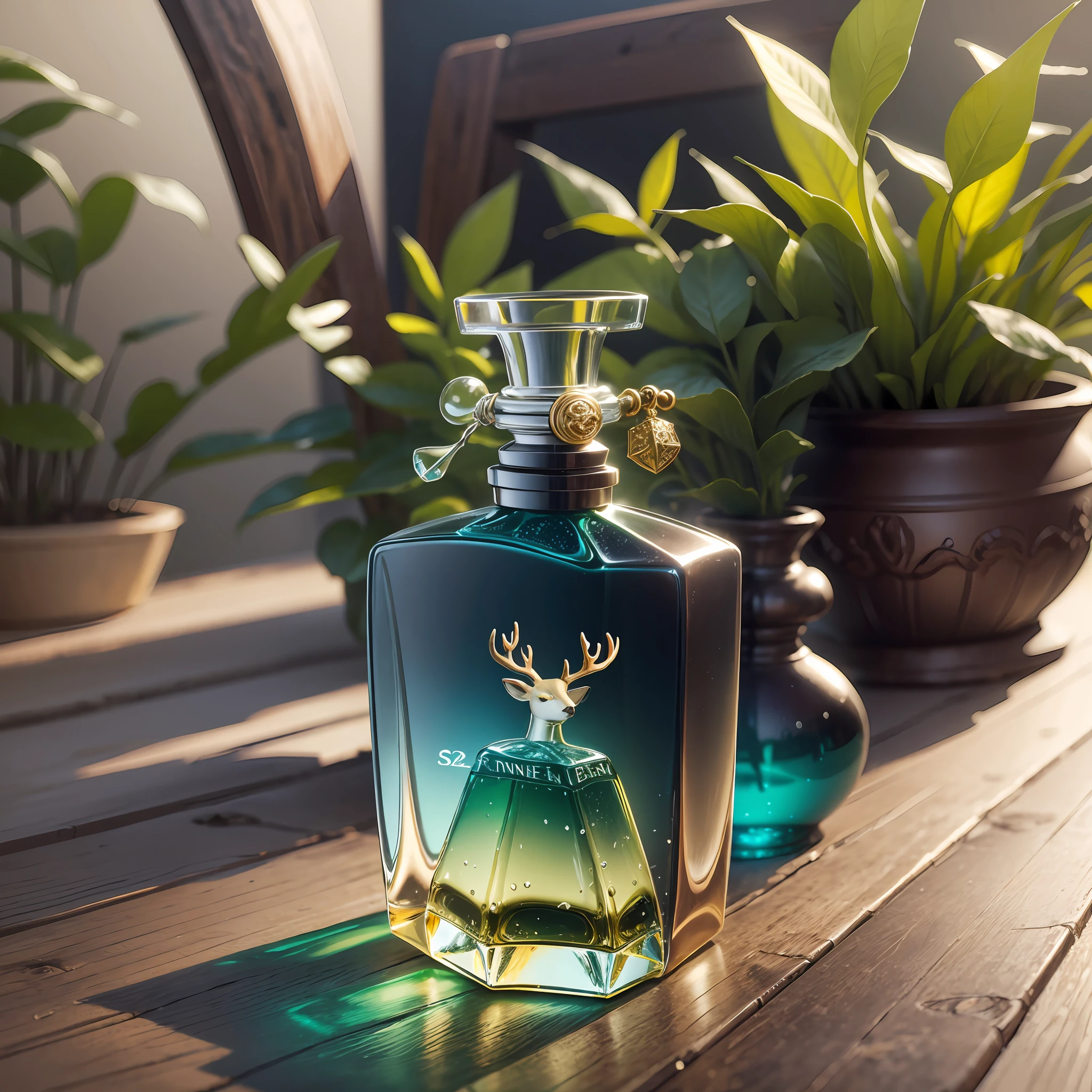 Nine-color deer perfume bottle --auto --s2