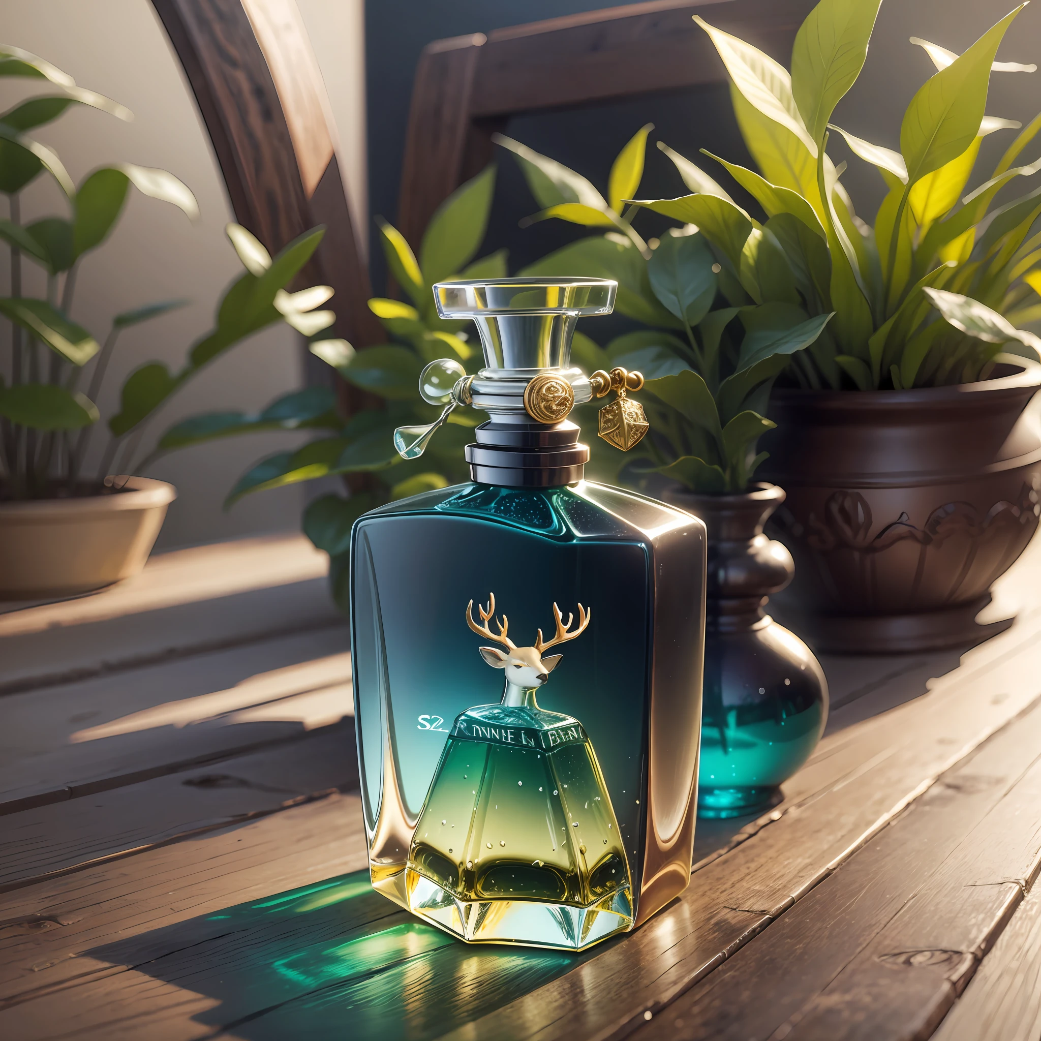 Nine-color deer perfume bottle --auto --s2