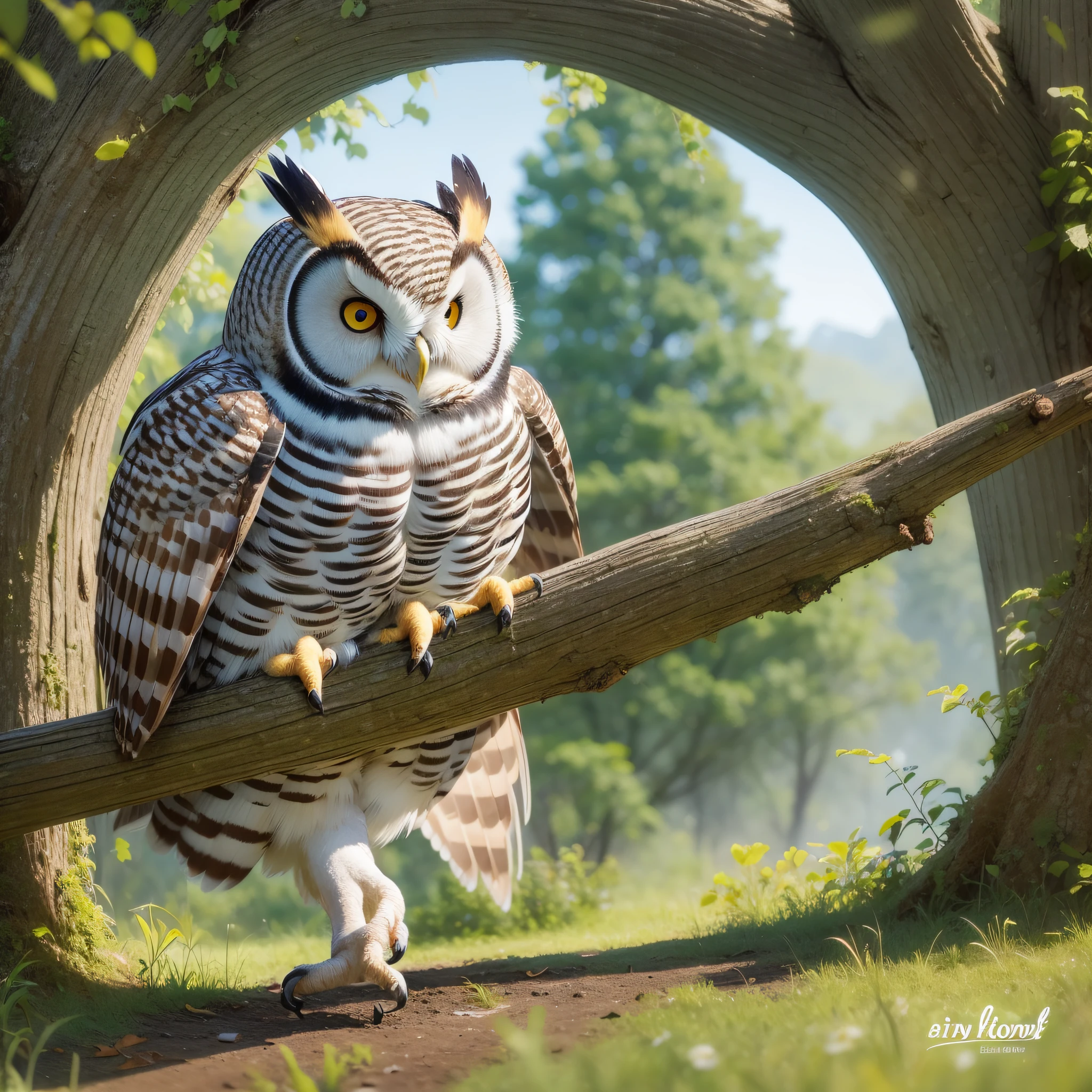 When the owl flies